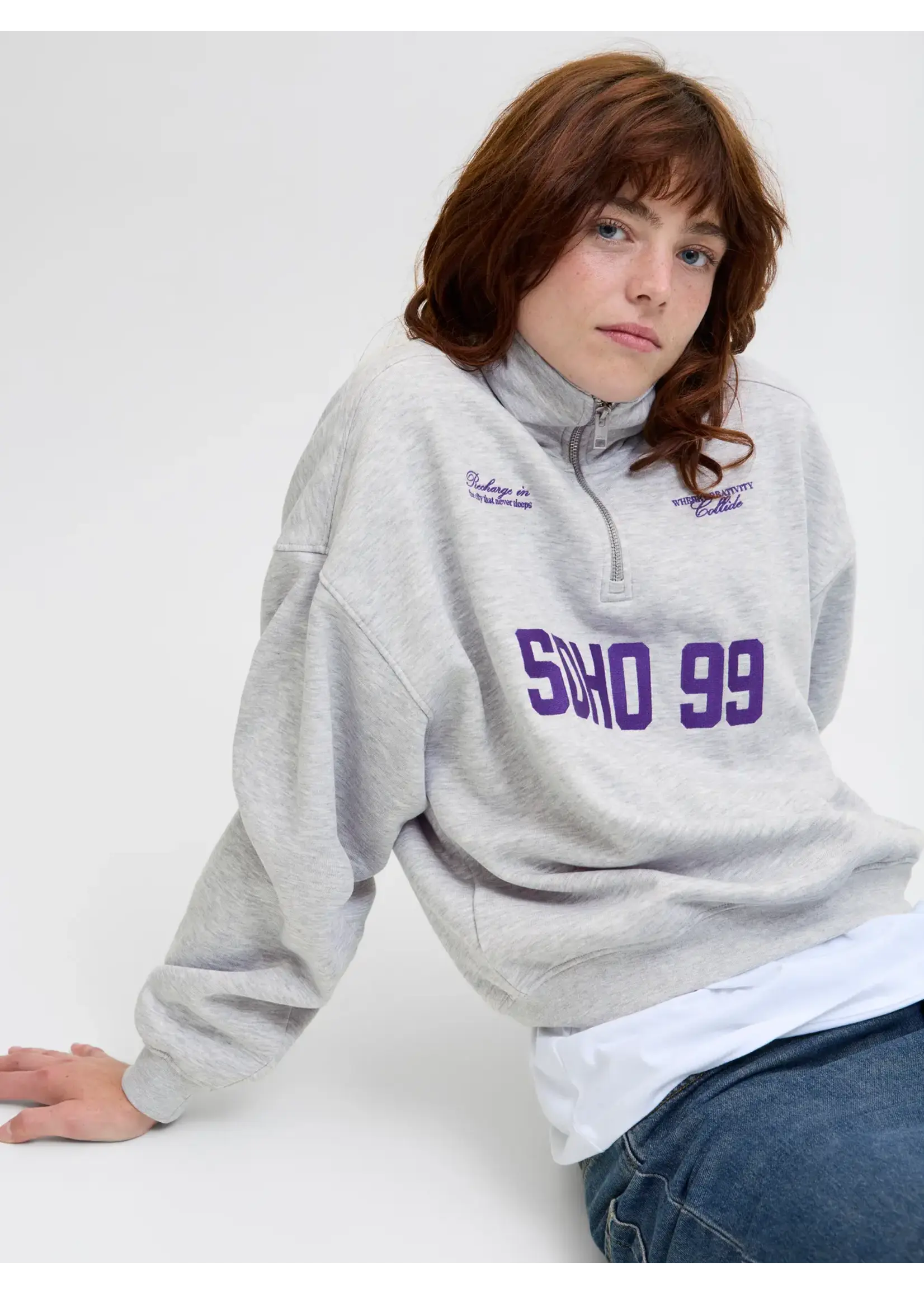 JXJANKA LS HALF ZIP SWEAT SWT