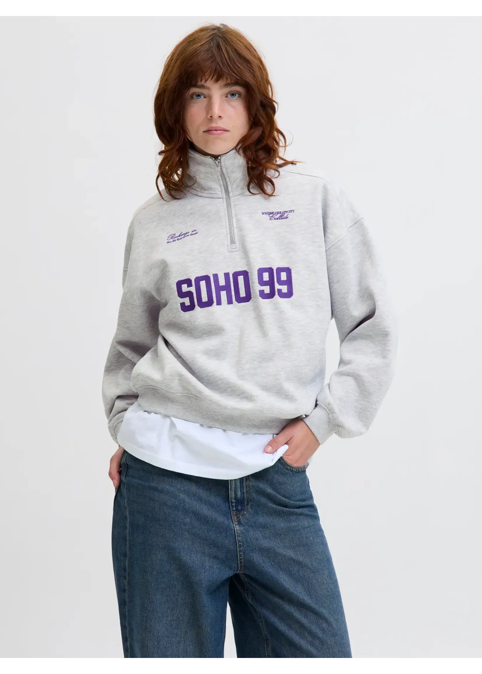 JXJANKA LS HALF ZIP SWEAT SWT