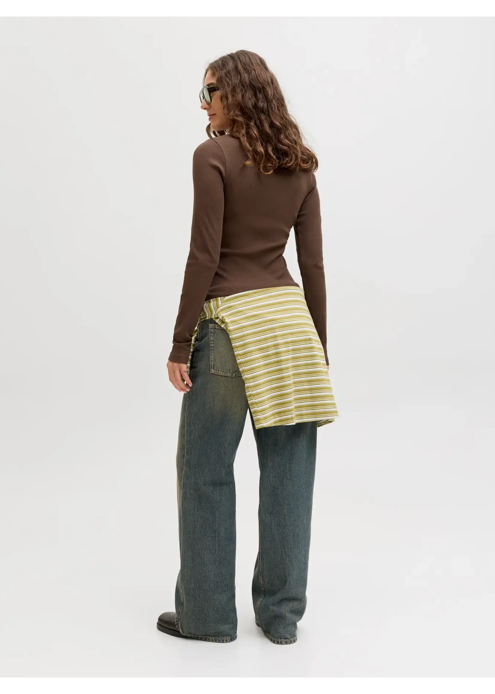 JXFREYA RIB TEE NOOS BRACKEN