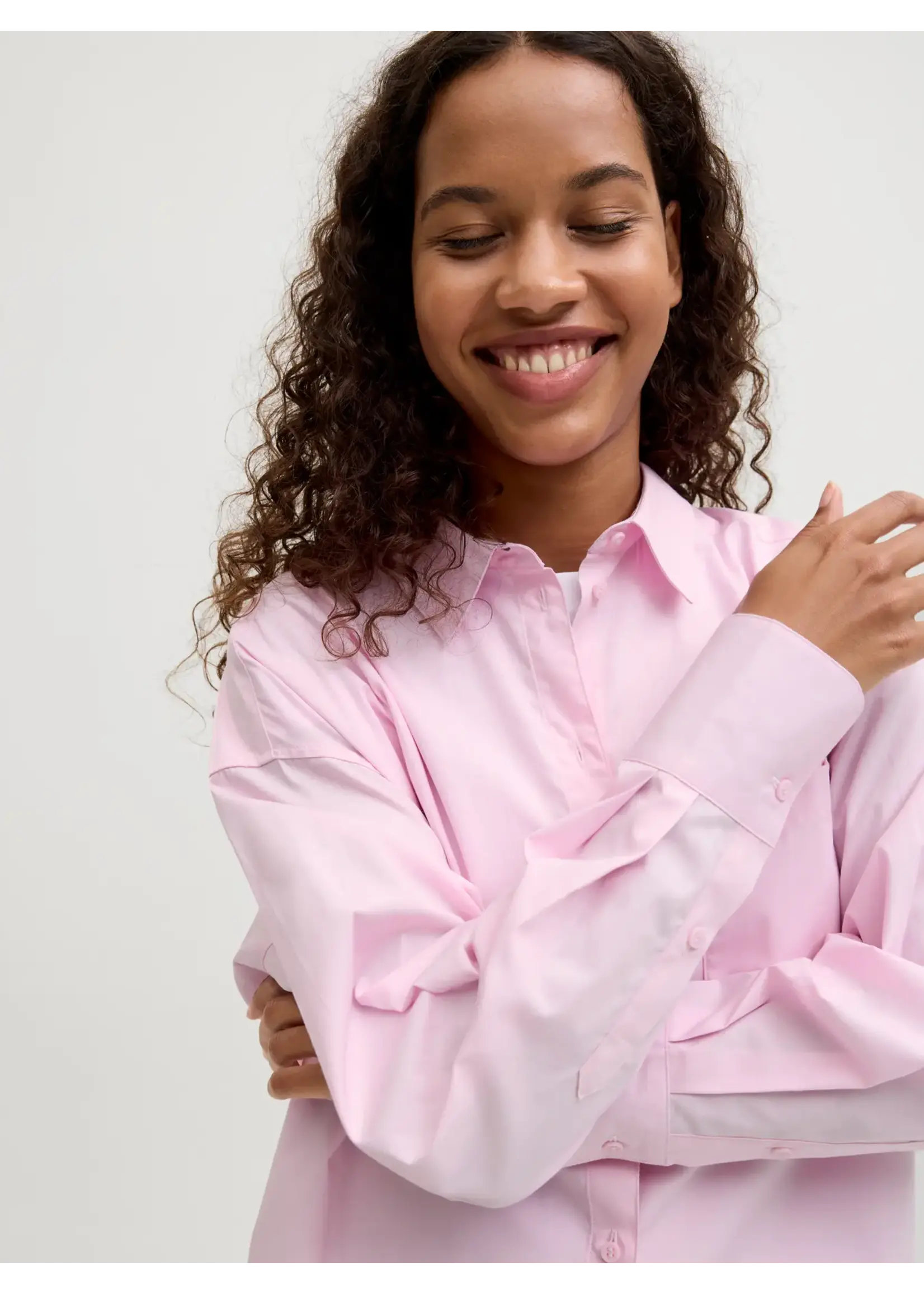 JXJAMIE LS RELAXED POPLIN SHIRT WVN