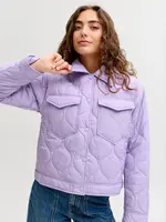 JXHOPE ALLIE QUILTED JACKET OTW SN PURPLE