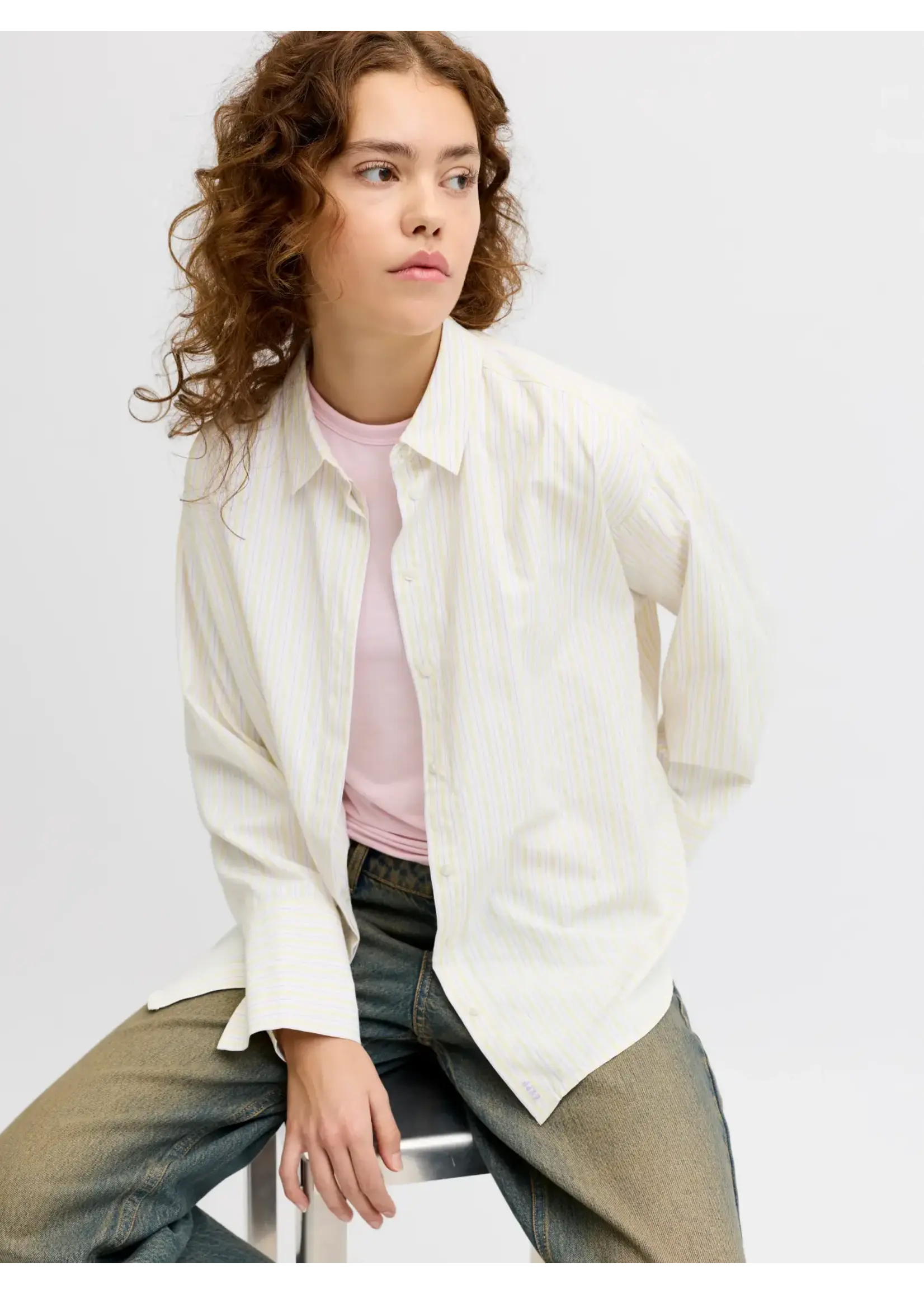 JXCARO POPLIN LS RLX SHIRT WVN NOOS SUNLIGHT