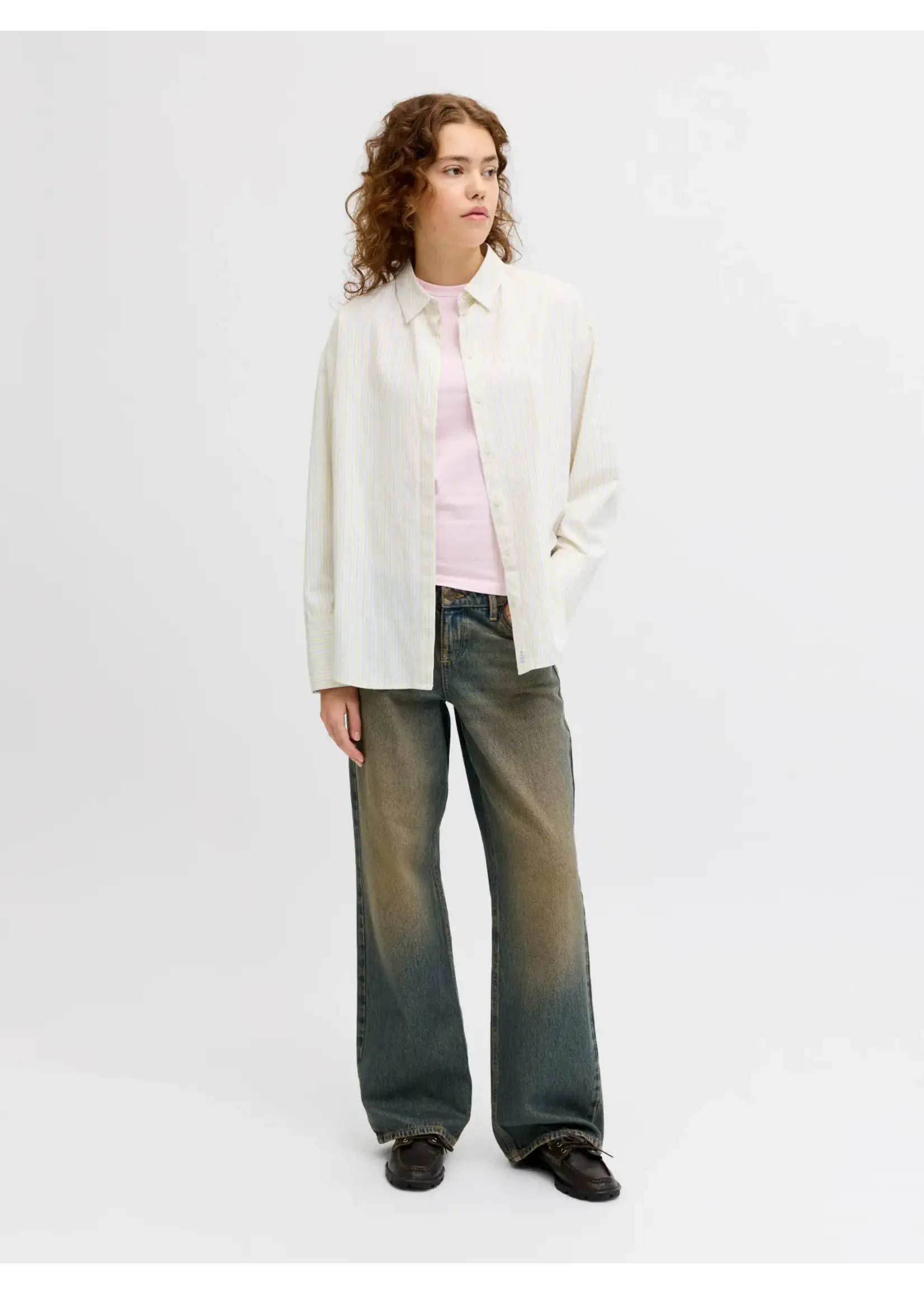 JXCARO POPLIN LS RLX SHIRT WVN NOOS SUNLIGHT