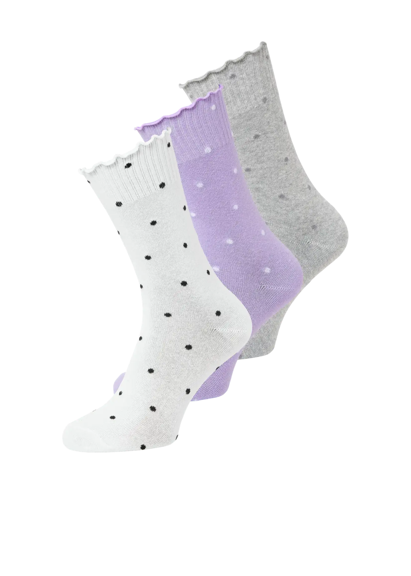 JXPOLLY POLKA DOT SOCK 3-PACK ACC
