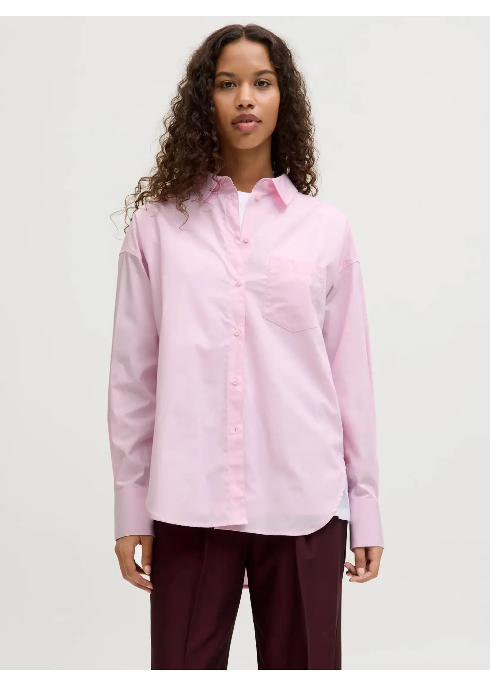 JXJAMIE LS RELAXED POPLIN SHIRT WVN