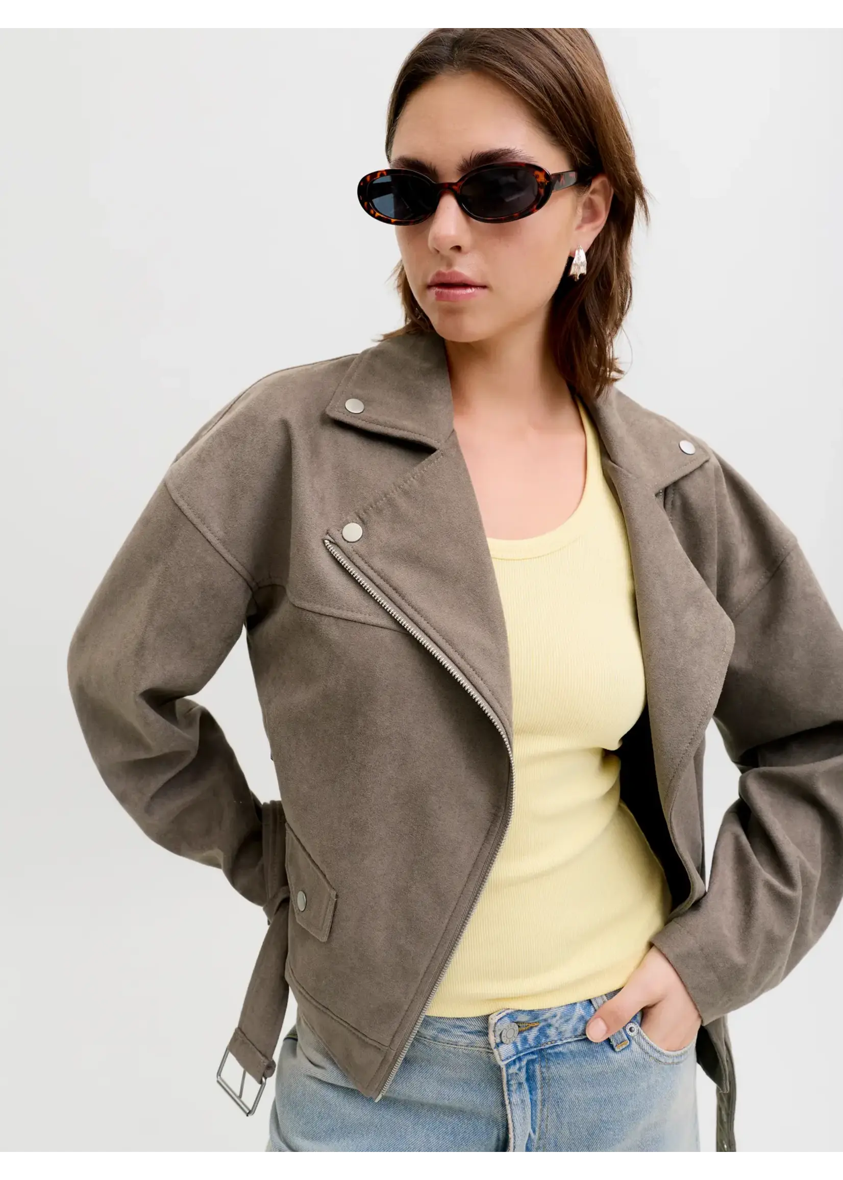 JJXX JXFRIDA ROCKY BRUSHED BIKER JKT OTW SN