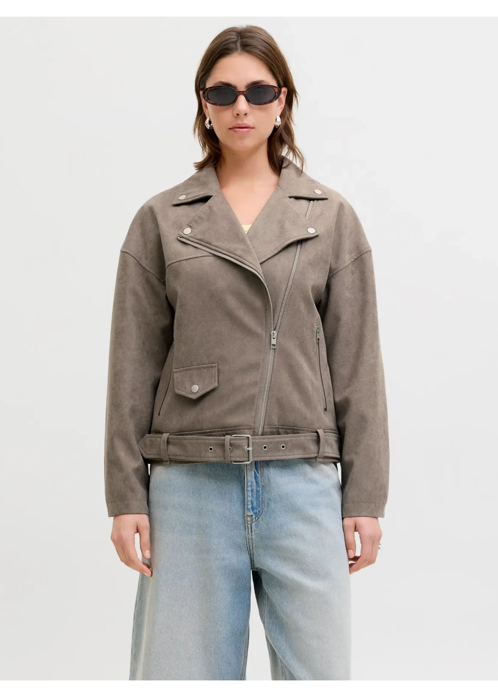 JXFRIDA ROCKY BRUSHED BIKER JKT OTW SN