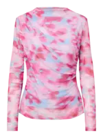 YASFLORI LS TOP BUBBLEGUM PINK/SKYWAY