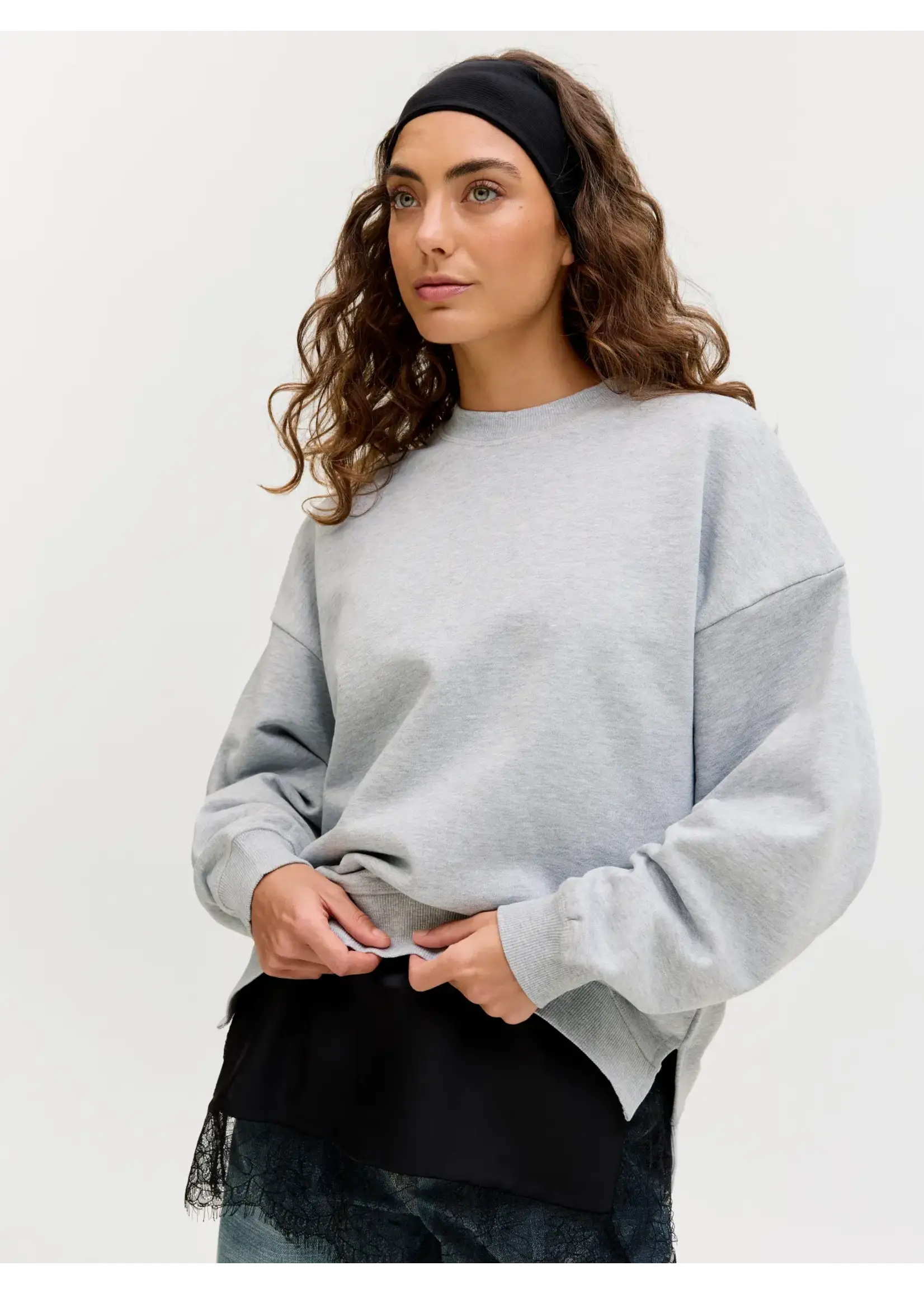 JXCORA OVERSIZE LS CREW SWEAT
