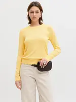 JXCARA COMFY CREW NECK KNIT PULLOVER SUNLIGHT