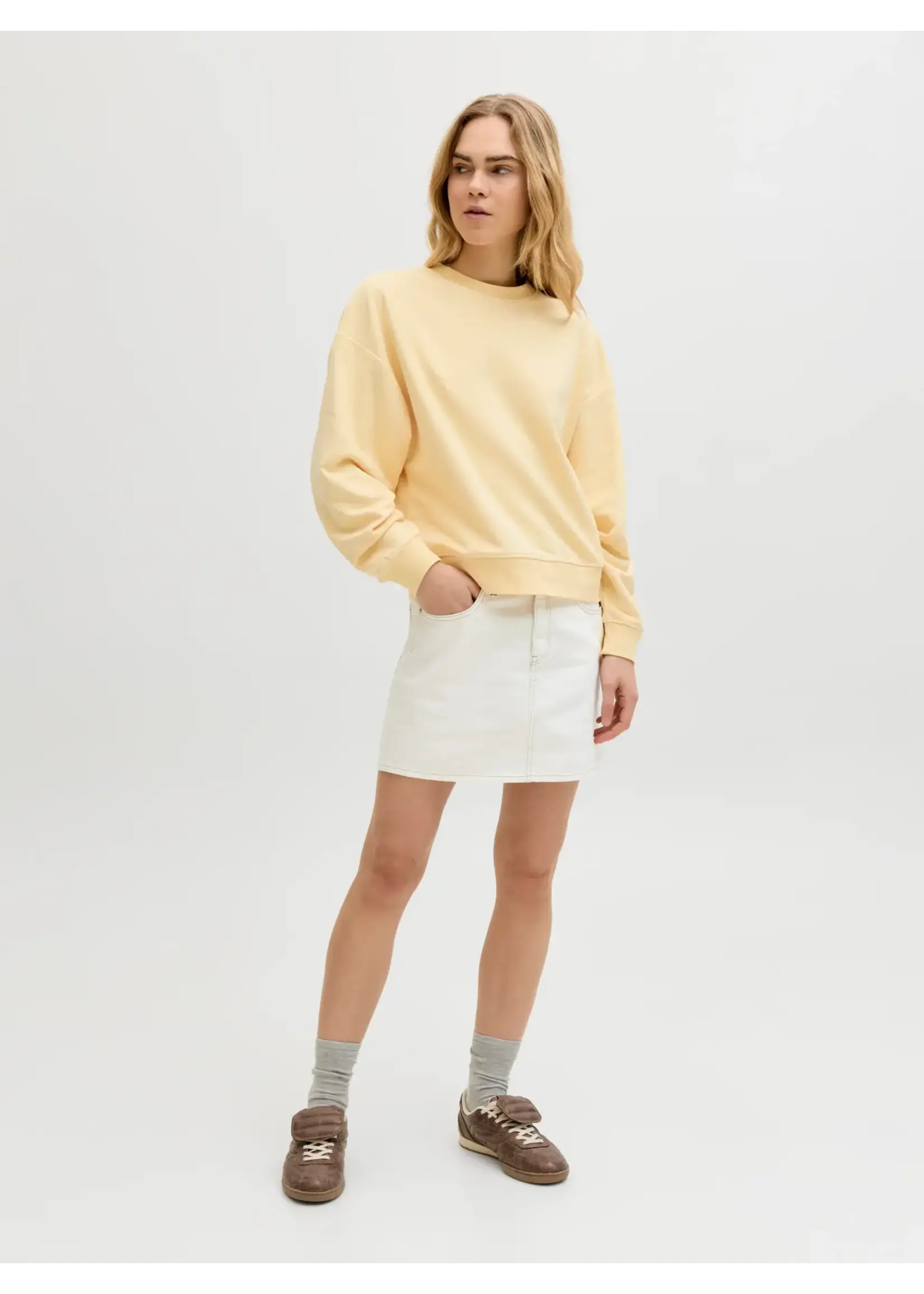 JXALFA RLX LS CREW SWEAT SN SUNLIGHT