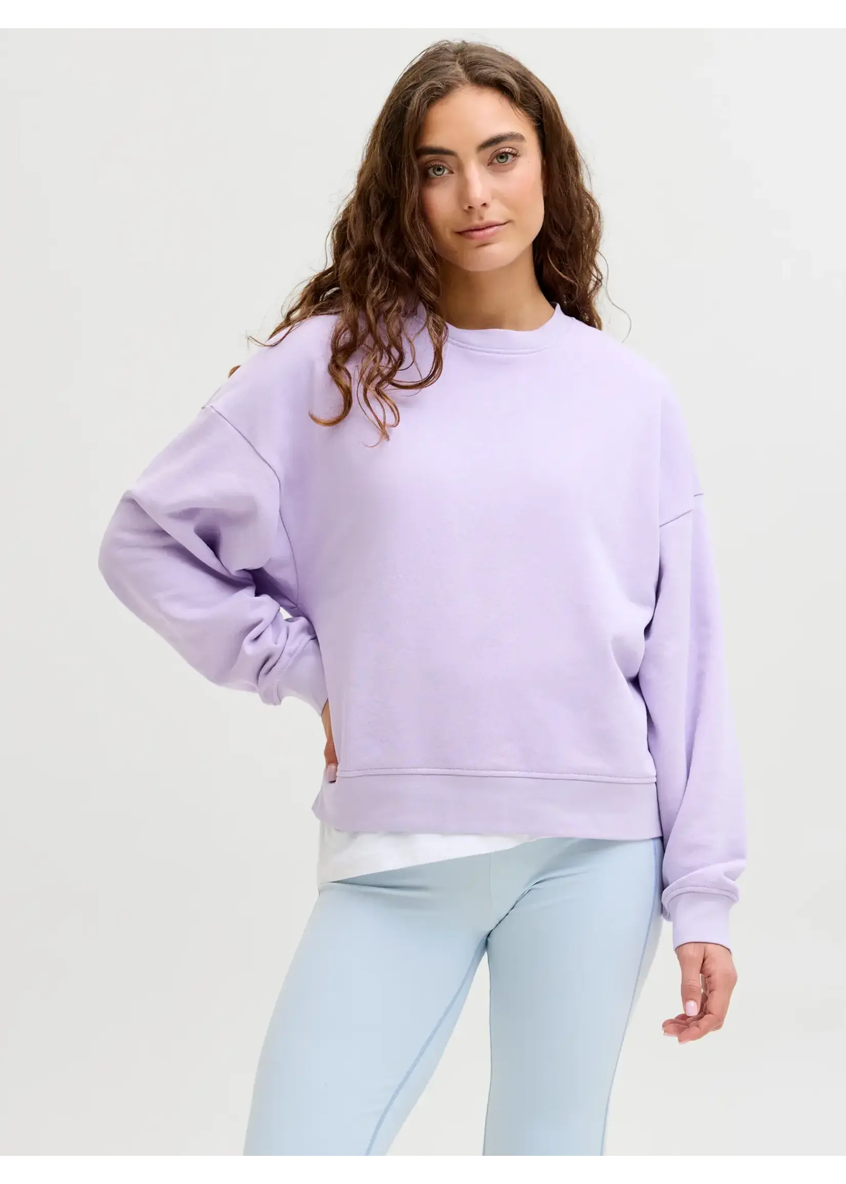 JXALFA RLX LS CREW SWEAT SN PURPLE ROSE