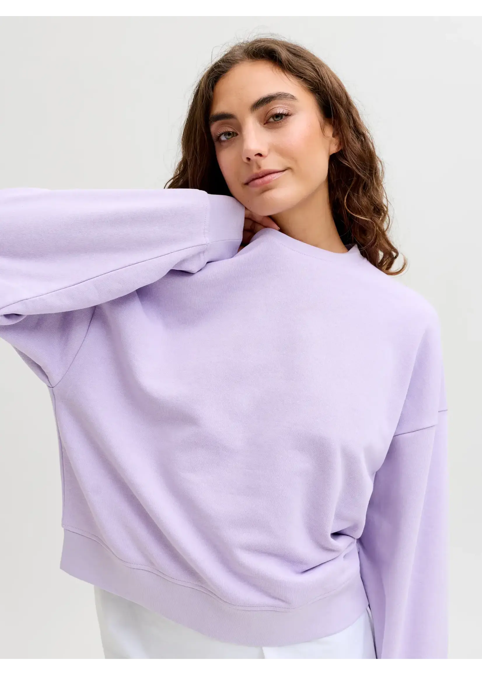 JXALFA RLX LS CREW SWEAT SN PURPLE ROSE