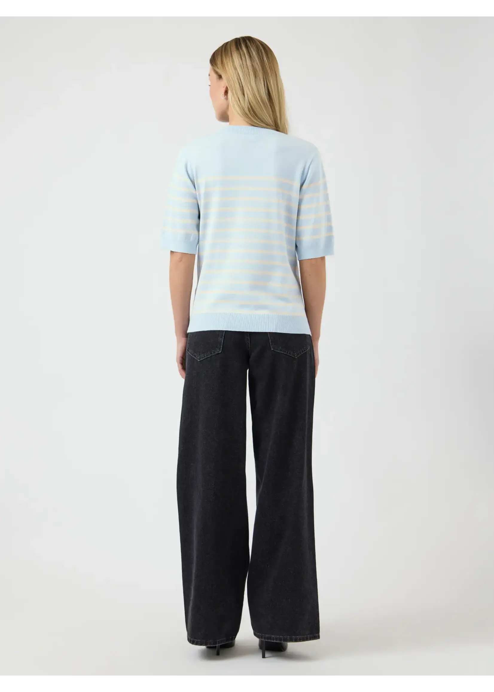 YASLENA SS KNIT PULLOVER S. SKYWAY