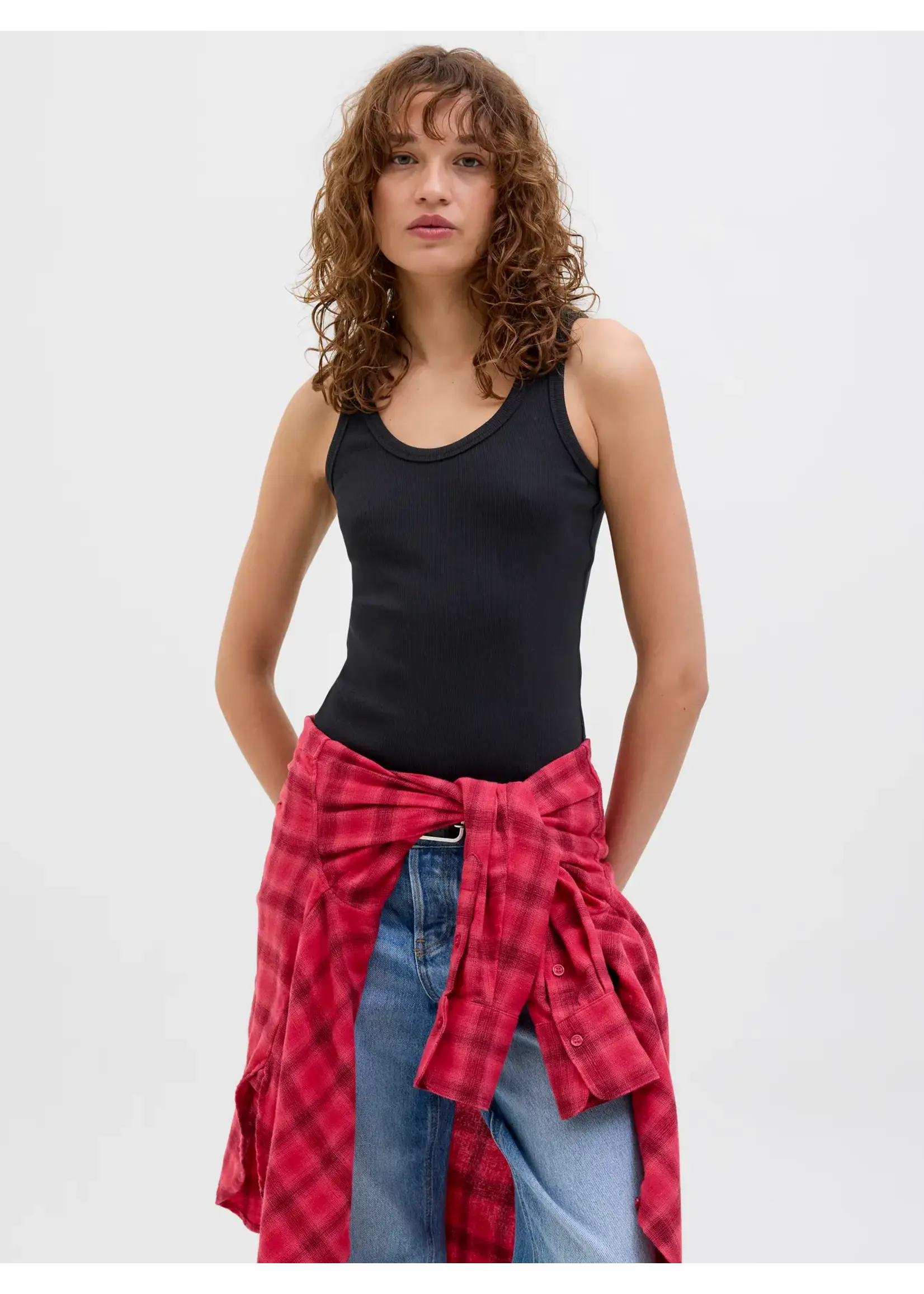 JJXX JXFRIDA SL U-NECK TOP JRS NOOS BLACK