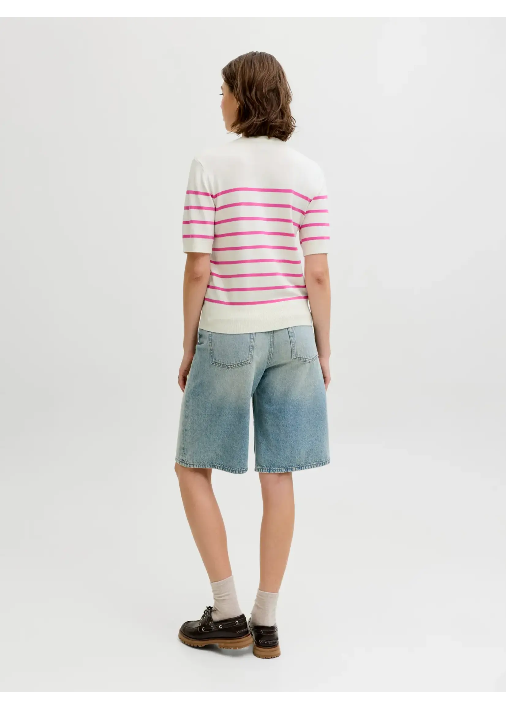 JJXX JXLAYLA COMFY SS KNIT NOOS VANILLA ICE