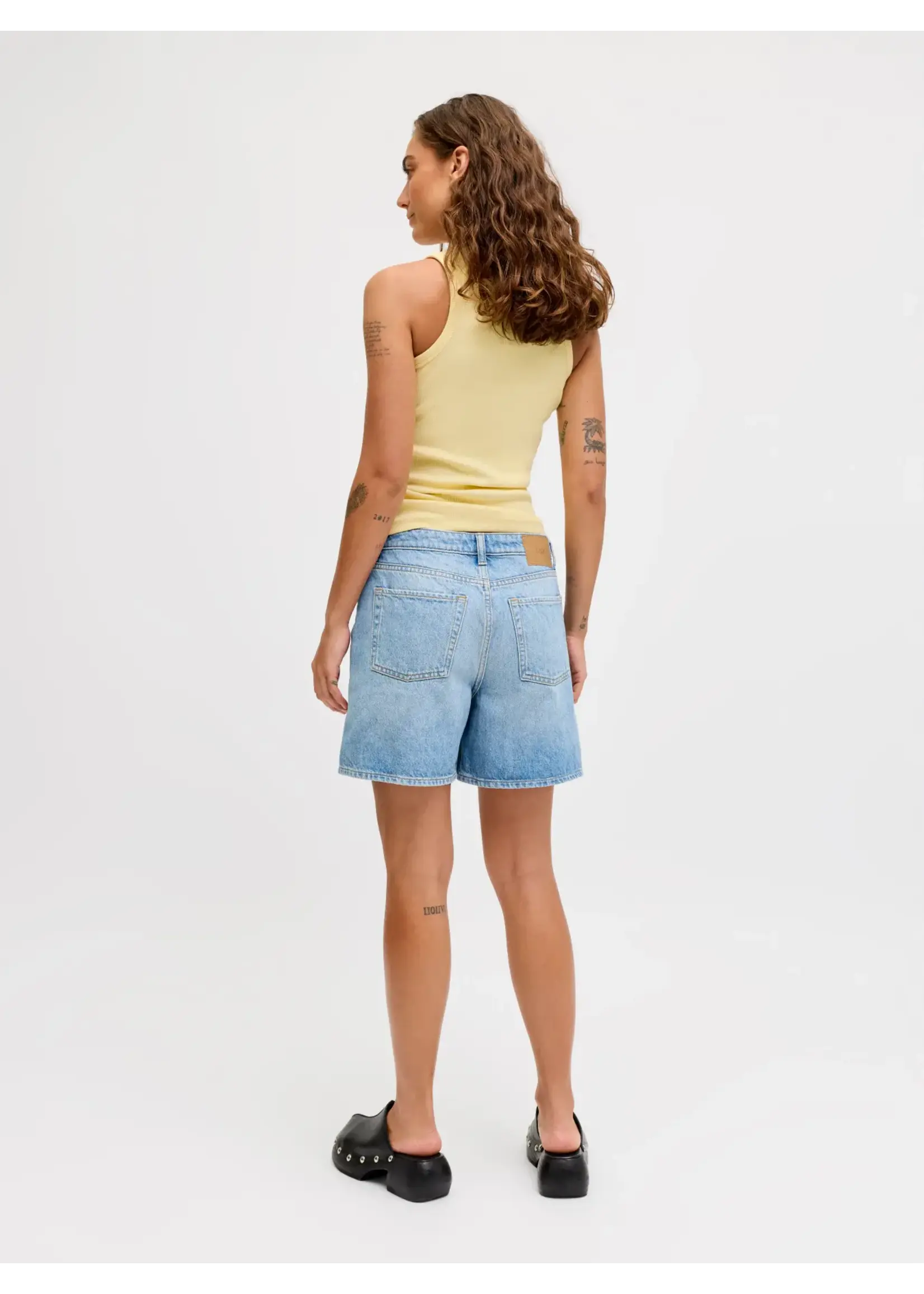 JJXX JXFRIDA SL U-NECK TOP JRS NOOS SUNLIGHT