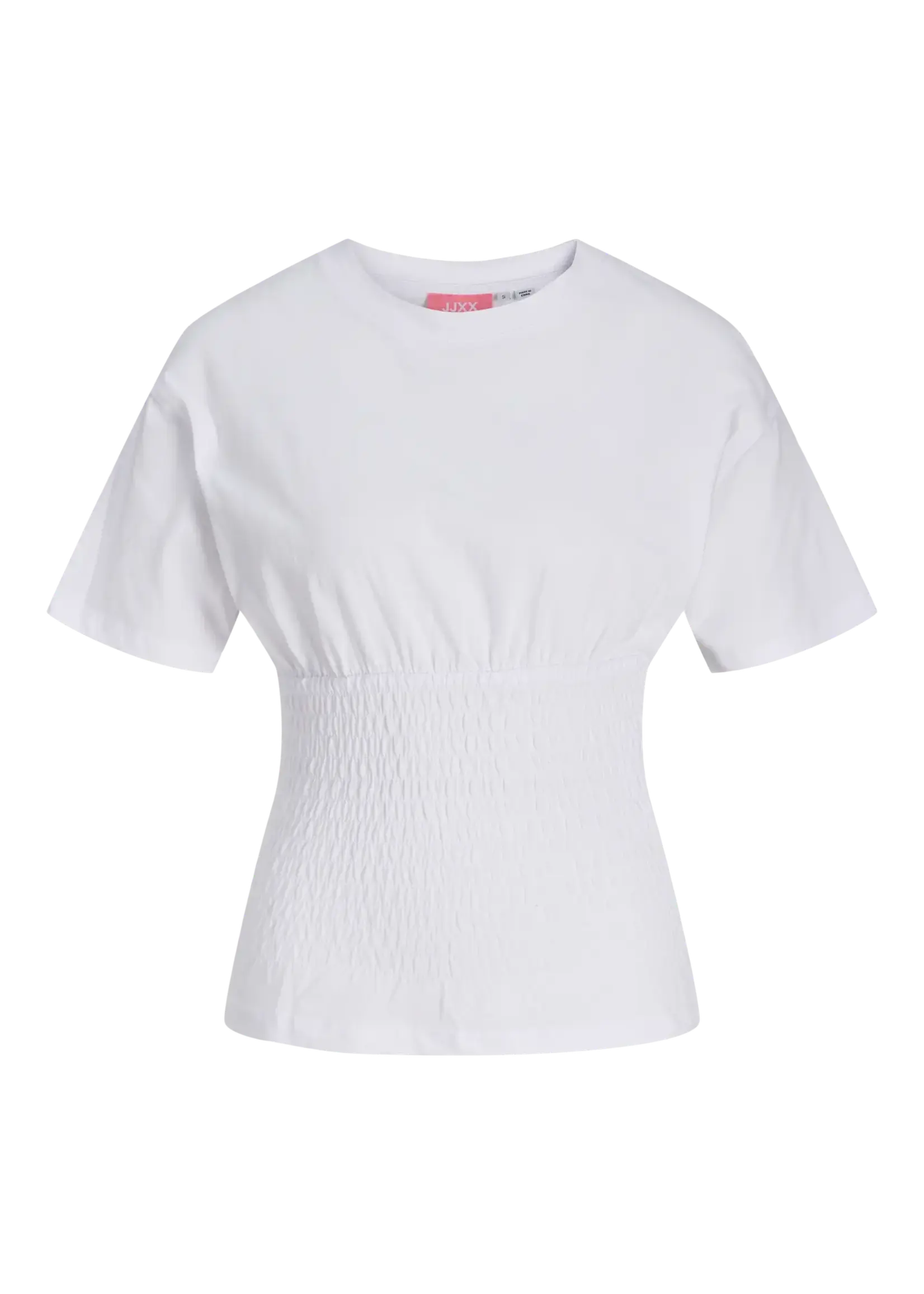JJXX JXEVELYN SMOCK SS TEE JRS BRIGHT WHITE