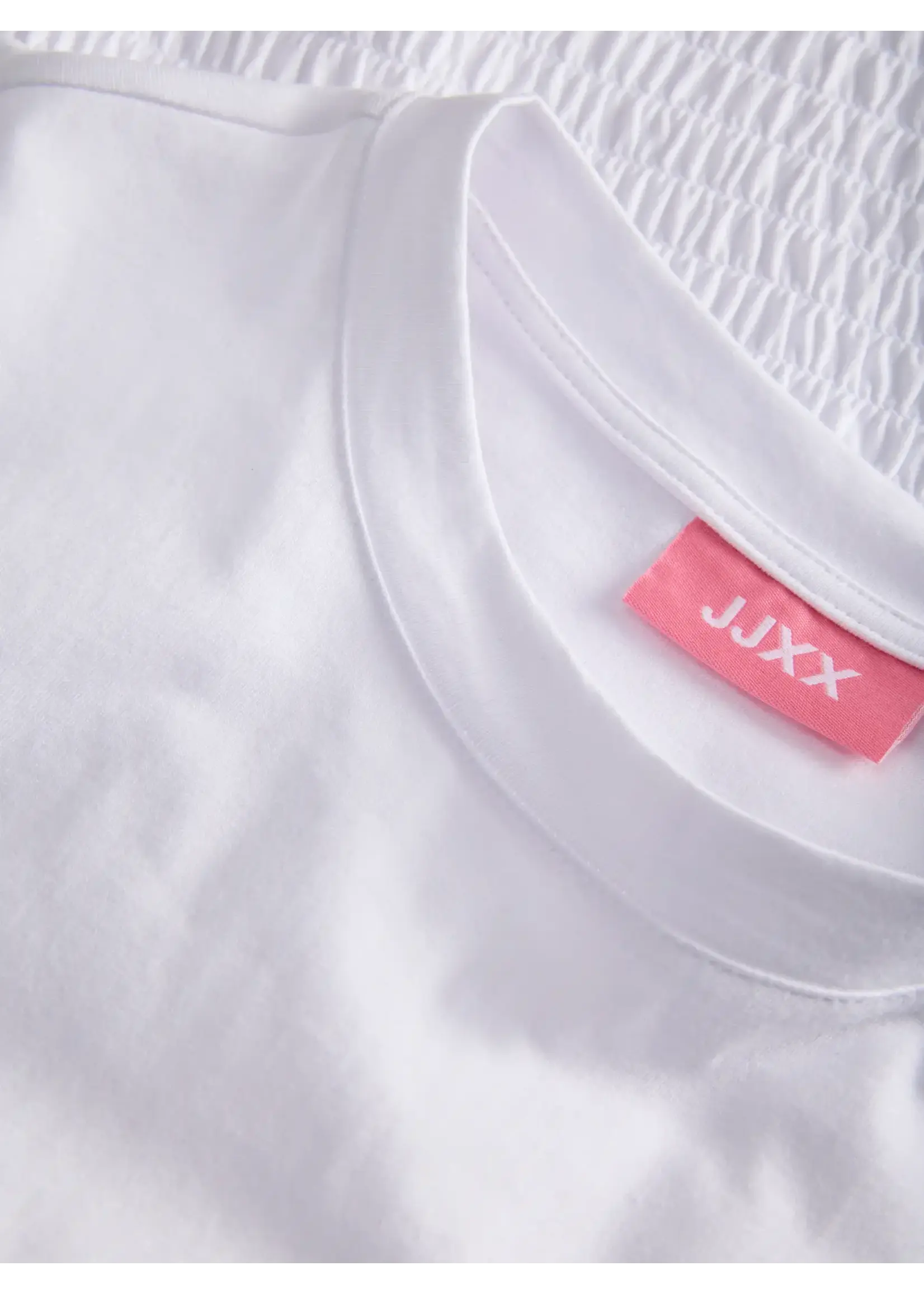 JJXX JXEVELYN SMOCK SS TEE JRS BRIGHT WHITE