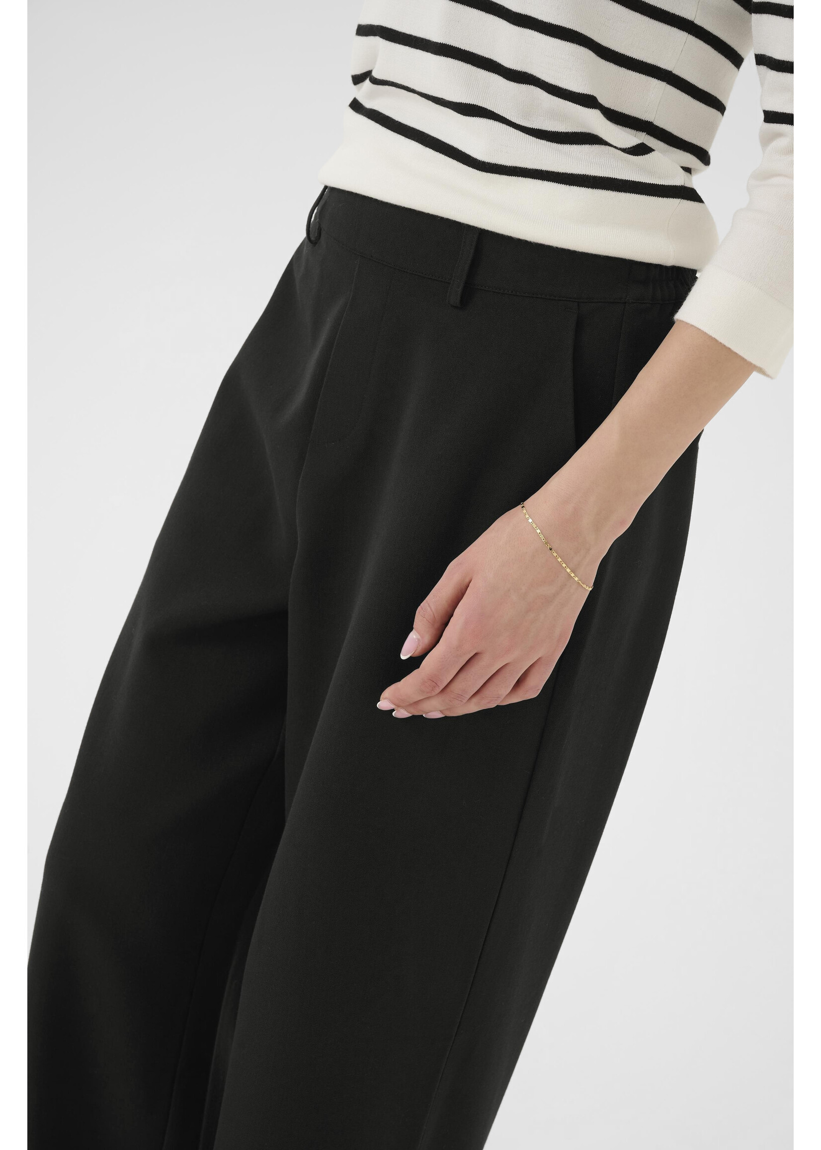 KAFFE KAvalley pants BLACK