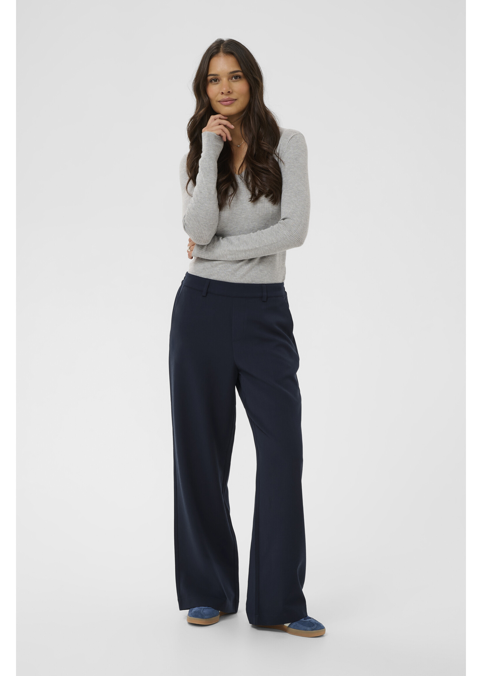 KAFFE KAvalley pants MARINE