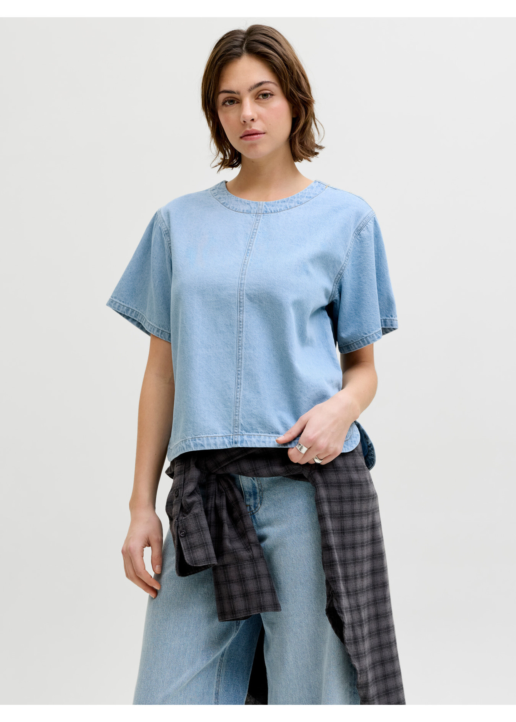 JJXX JXMAXINE SS DENIM TUNIC R337 DNM