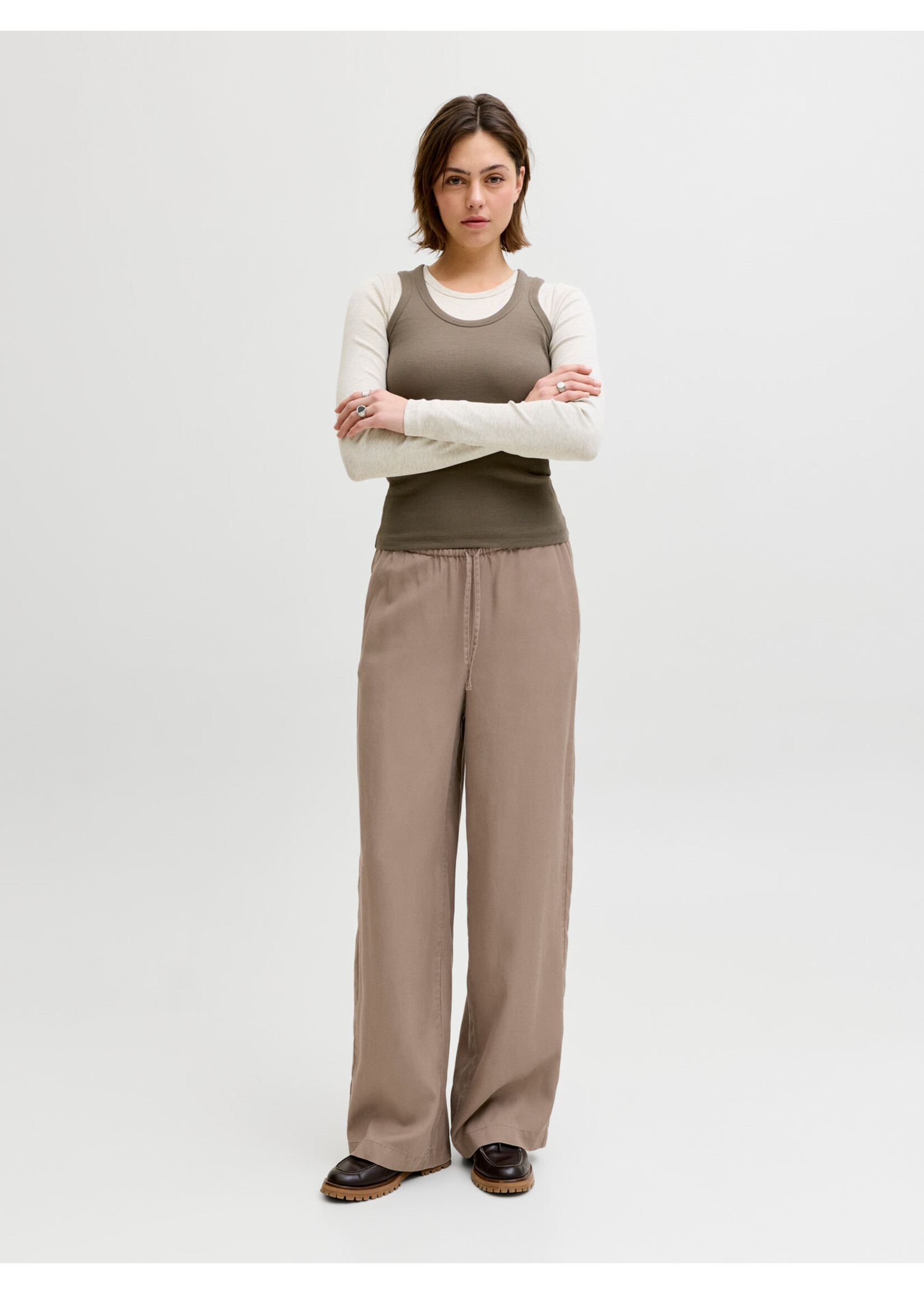 JJXX JXSIGRID FLORA TENCEL PANT WVN LN