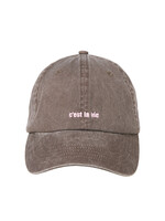 JJXX JXSUZANNE WASHED CAP 'C'EST LA VIE'