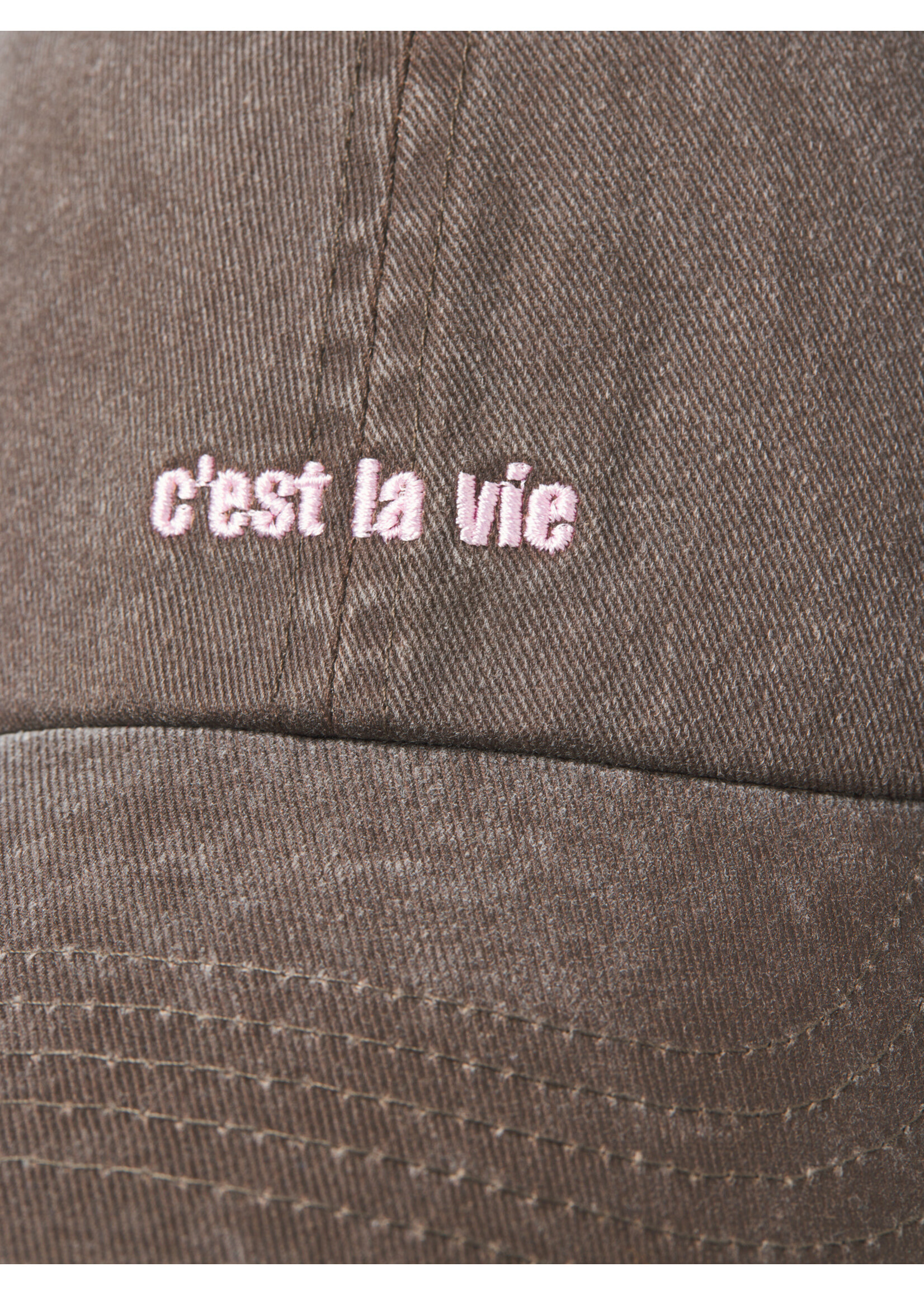 JJXX JXSUZANNE WASHED CAP 'C'EST LA VIE'
