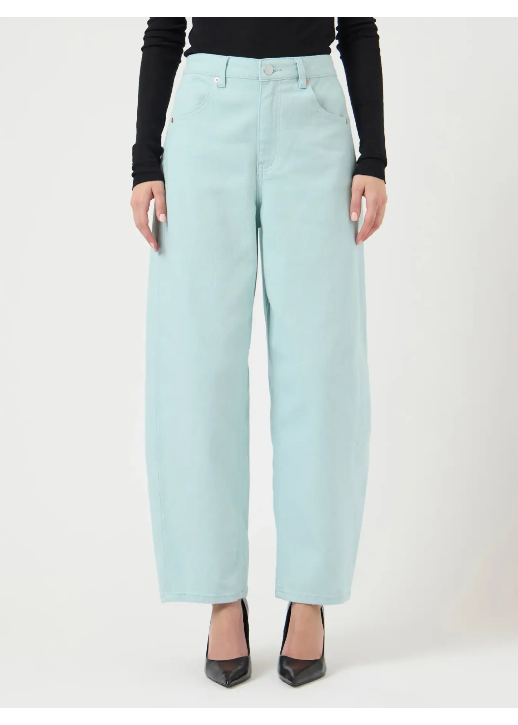 YAS YASLUA HW BARREL ANKLE JEANS-EX