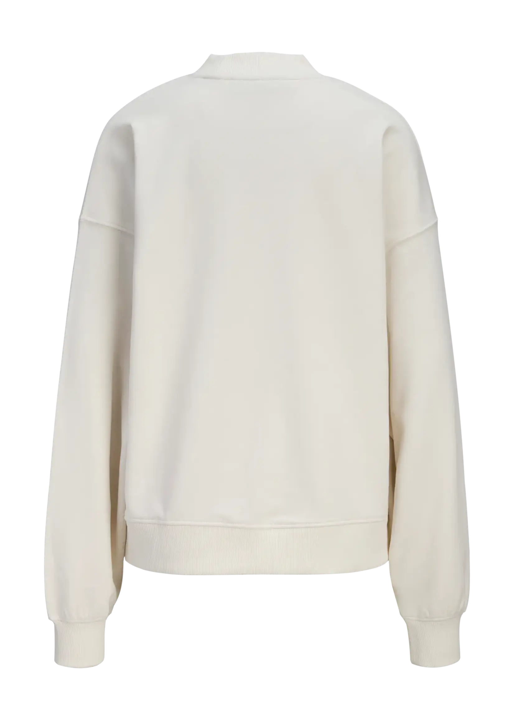 JJXX JXTHORA EMB LS CREW SWT WHITE