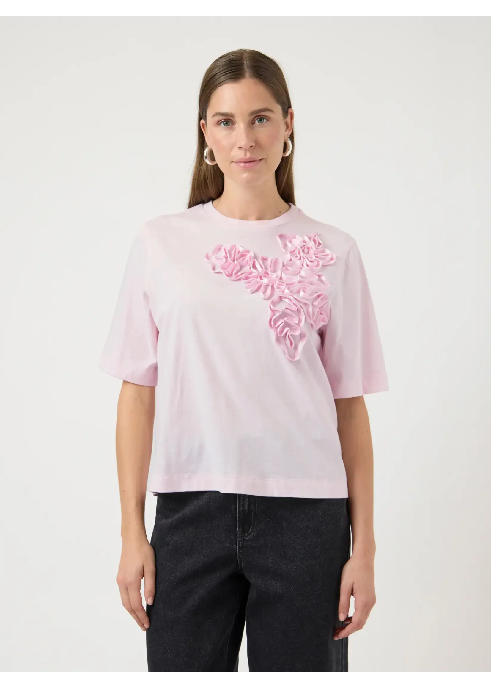 YAS YASVISELY SS TEE S. PINK