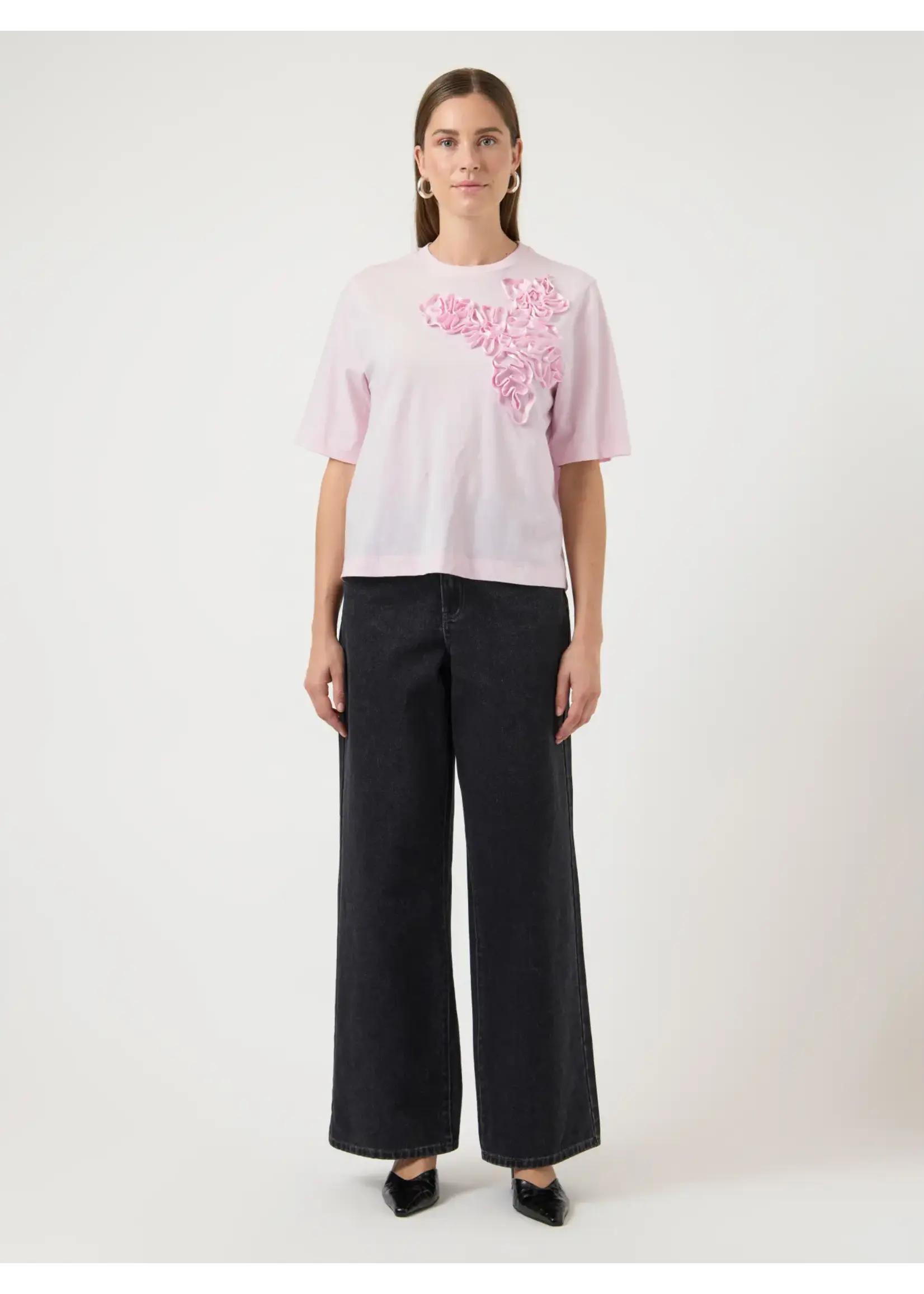 YAS YASVISELY SS TEE S. PINK