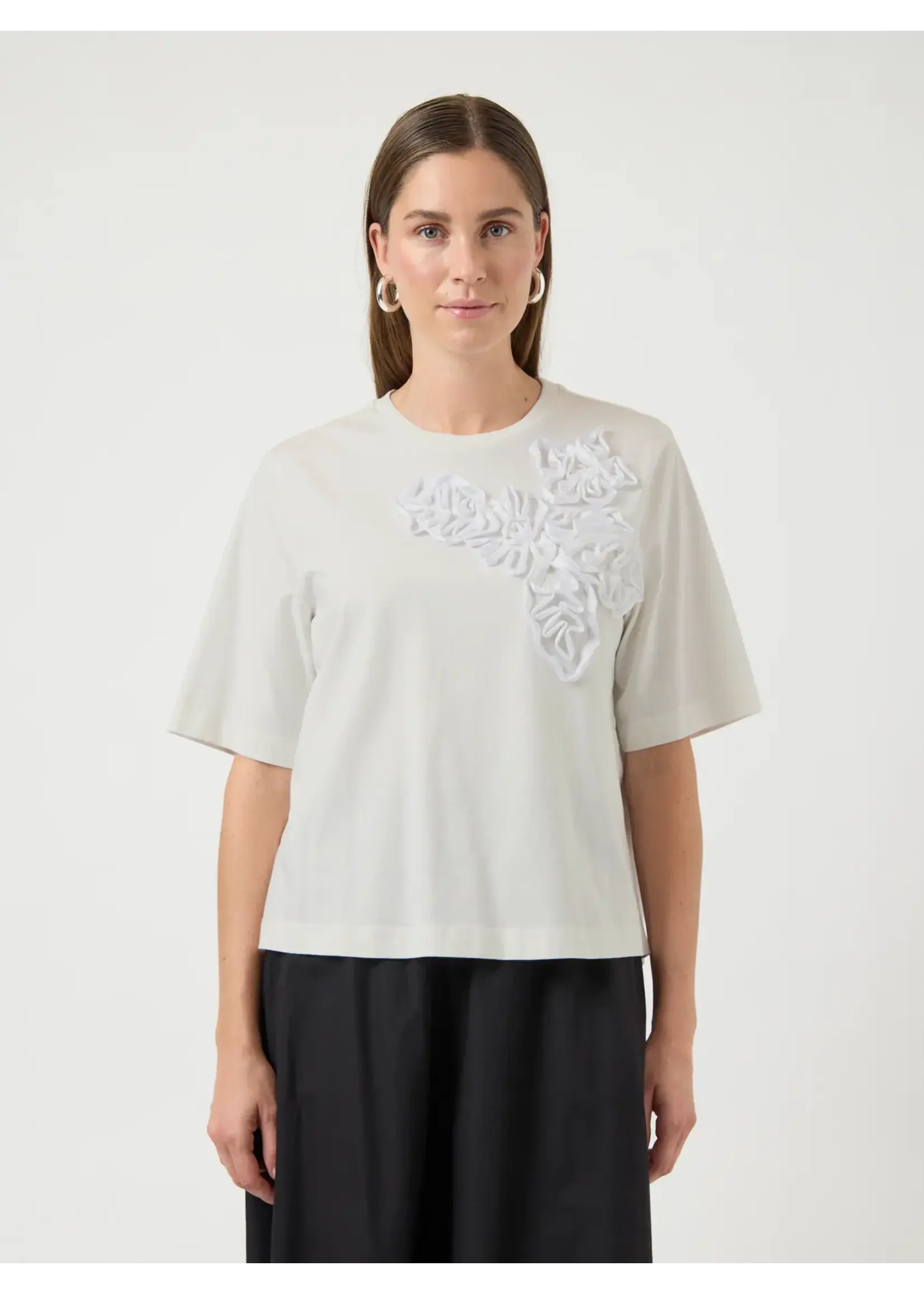 YAS YASVISELY SS TEE S. STAR WHITE