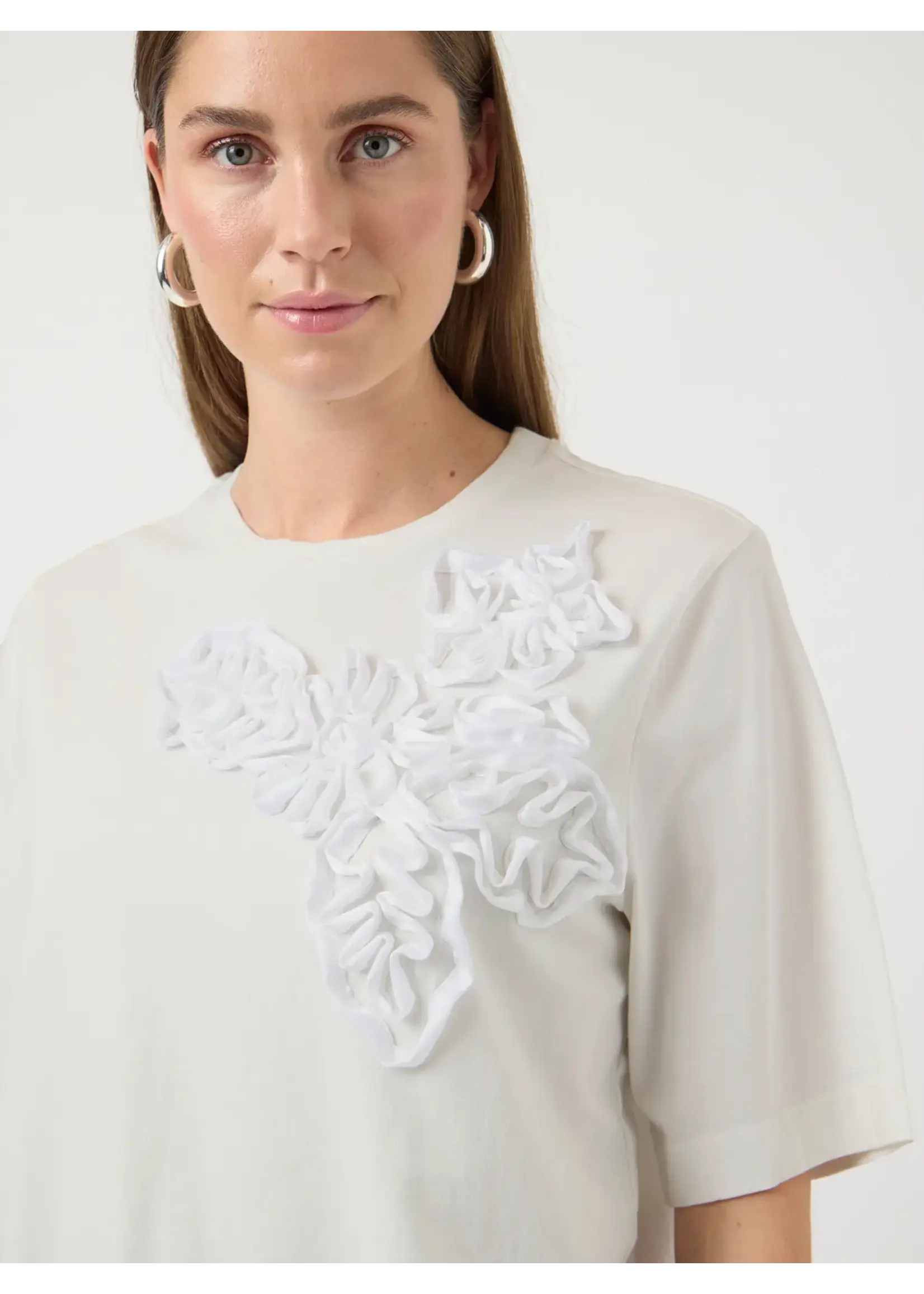 YAS YASVISELY SS TEE S. STAR WHITE