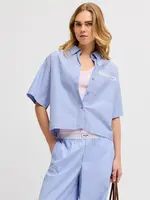 JJXX JXCARO POPLIN SS SHIRT WVN BLEU