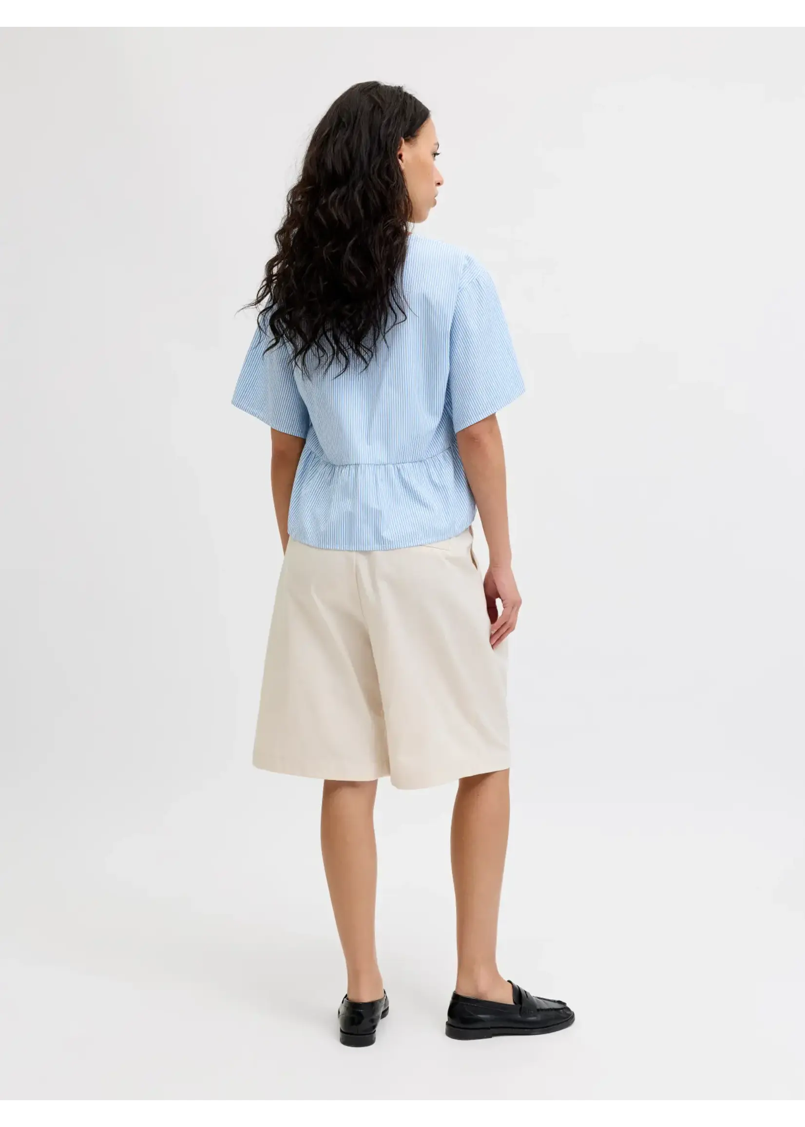 JJXX JXCARO POPLIN SS TIE BLOUSE WVN BLISSFUL