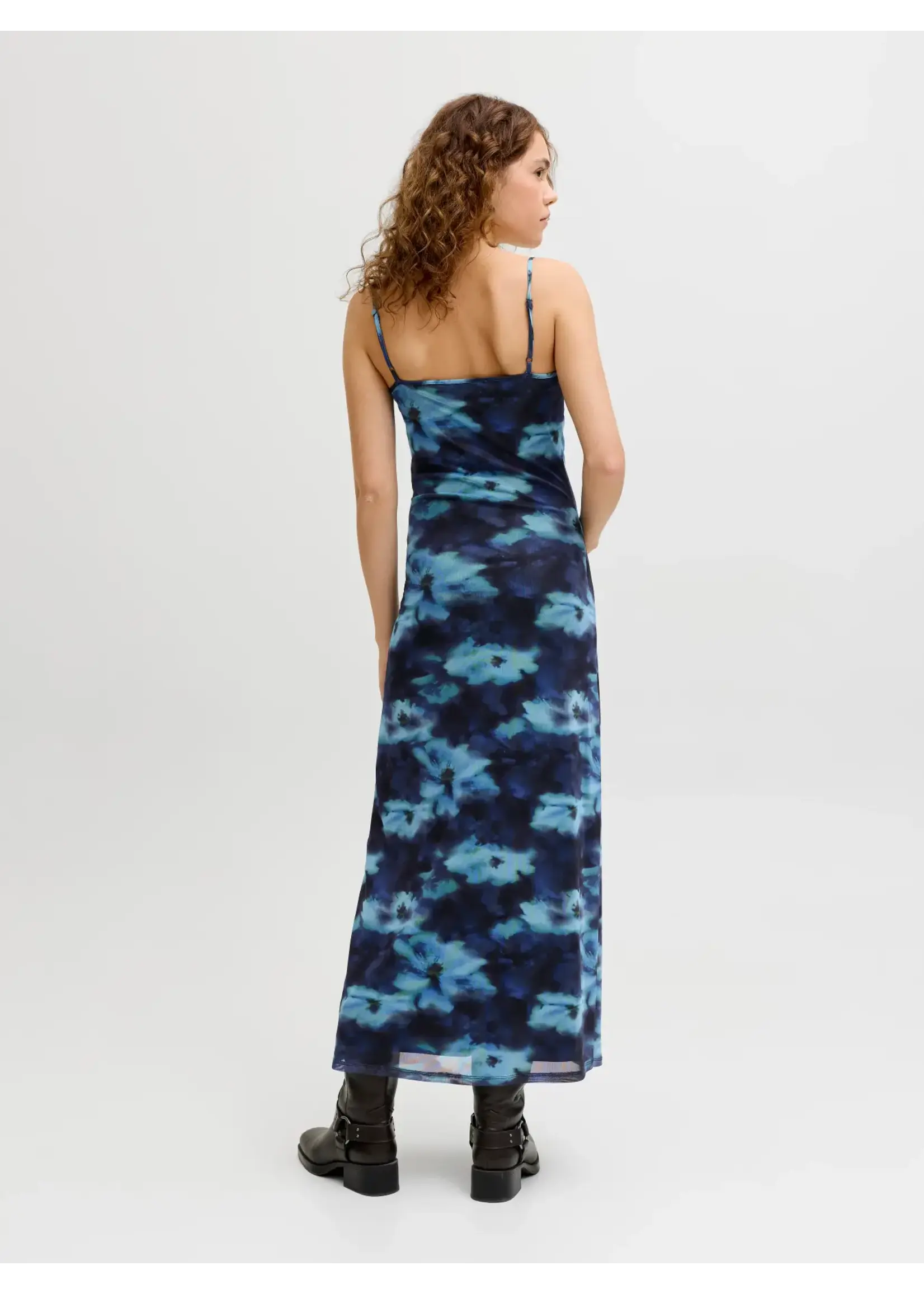 JJXX JXMINNA MESH SINGLET LONG DRESS WVN BLUR FLOWER