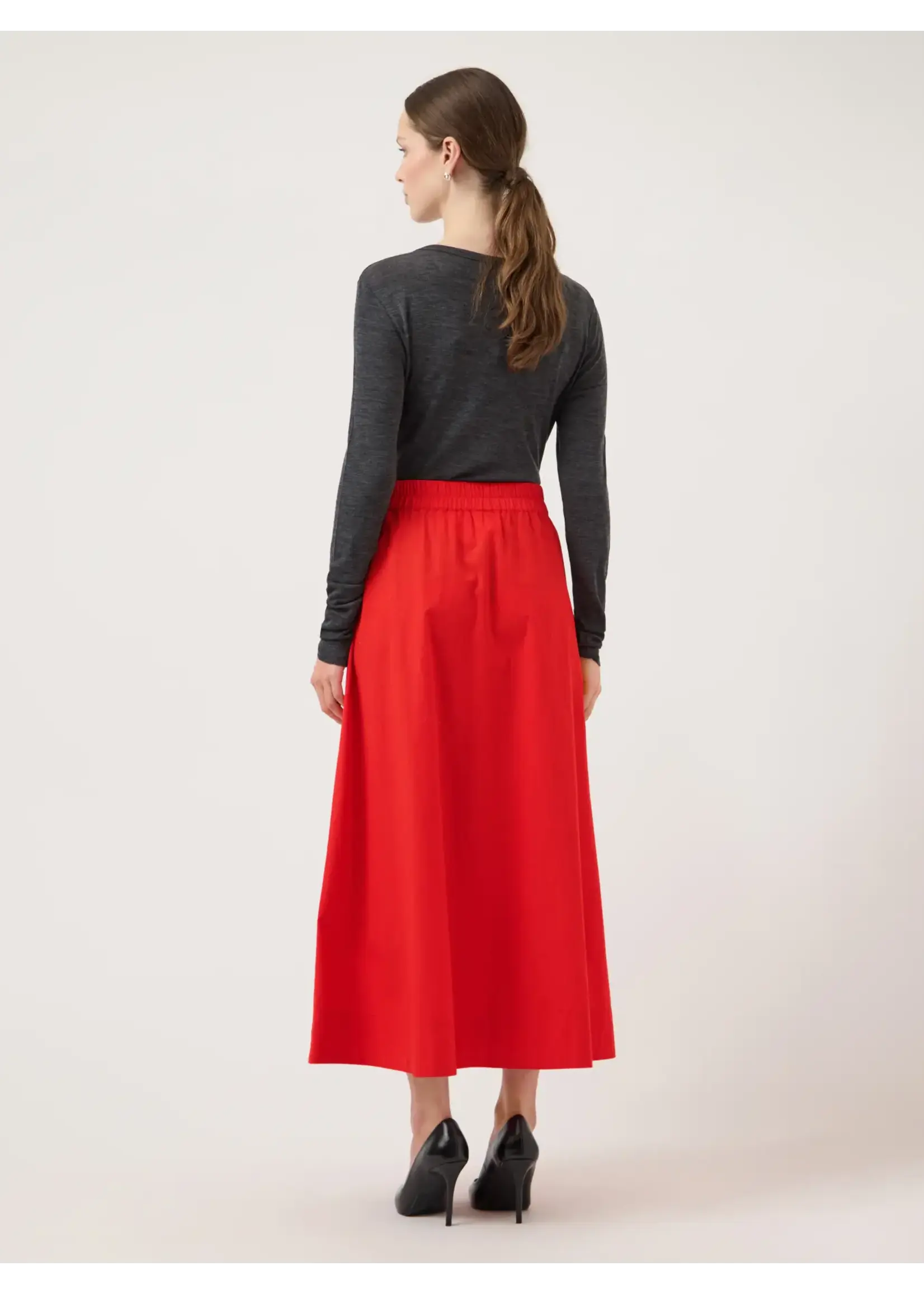 YAS YASCOLEA HW ANKLE SKIRT S.
