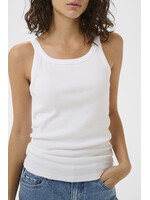 KAFFE CACARNA TANK TOP OPTICAL WHITE