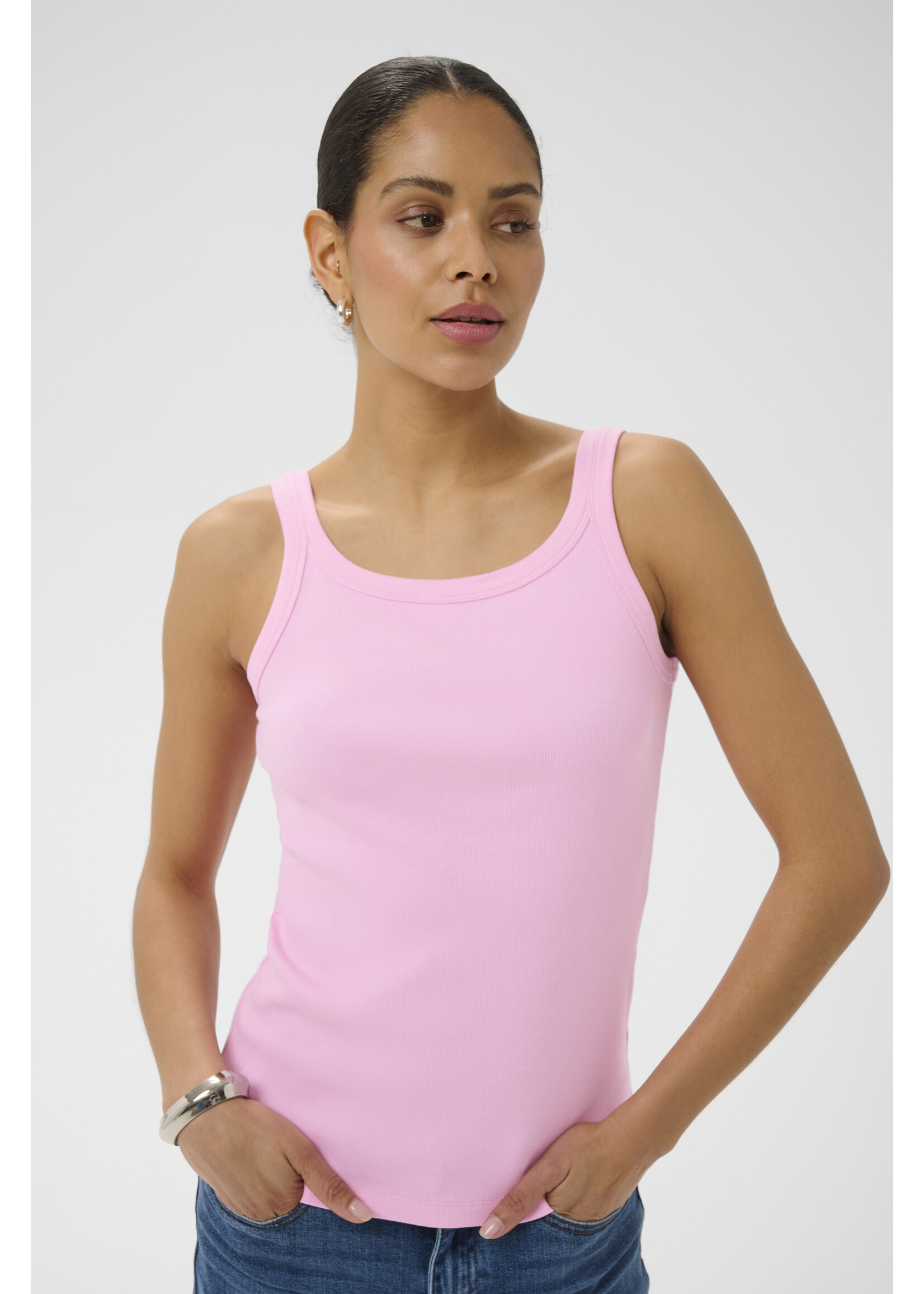 KAFFE CACARNA TANK TOP PINK