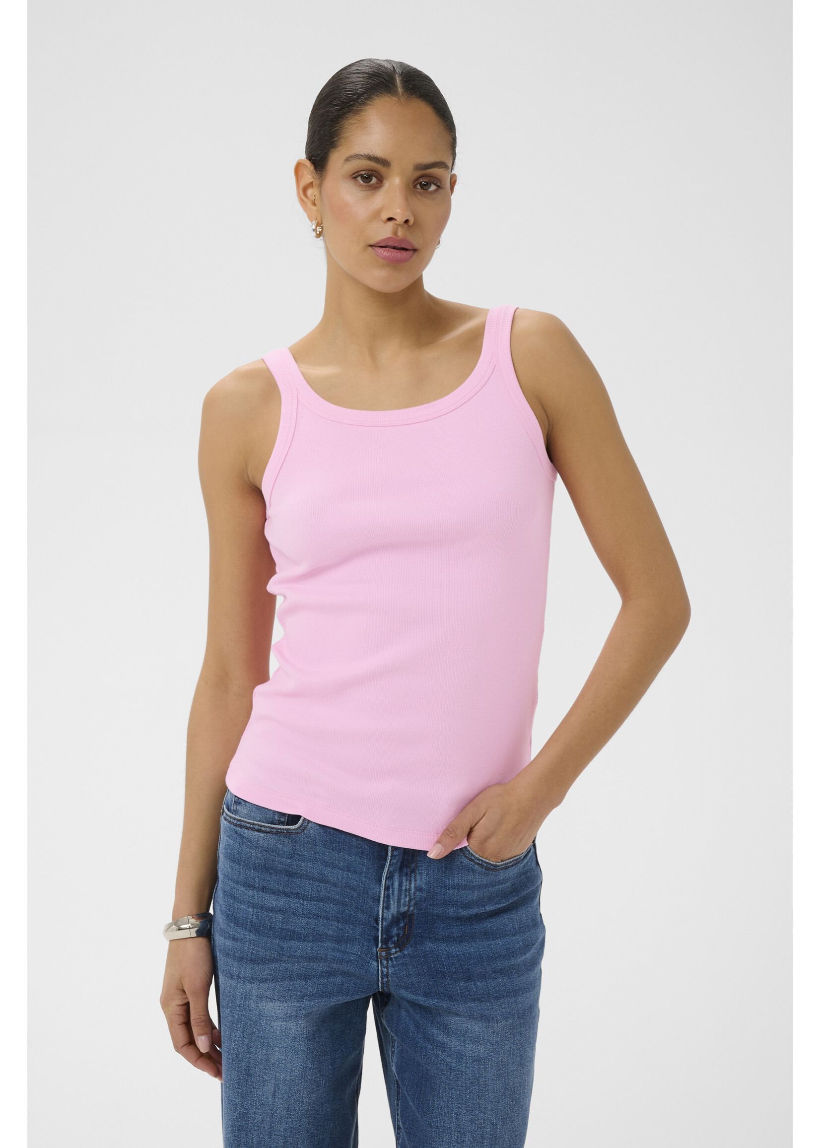 KAFFE CACARNA TANK TOP PINK