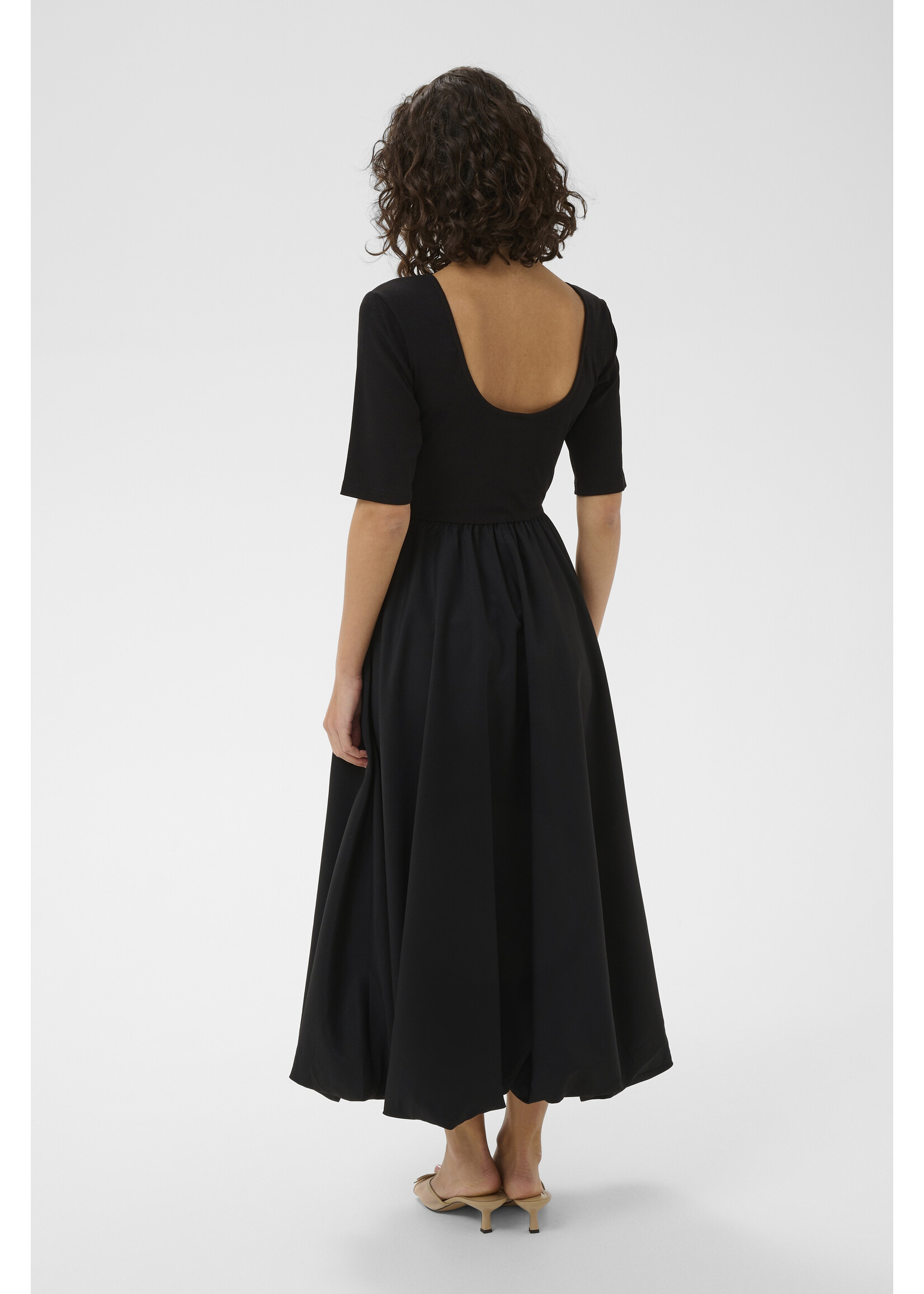 KAFFE KAKIRSTEN 1/2 SL DRESS