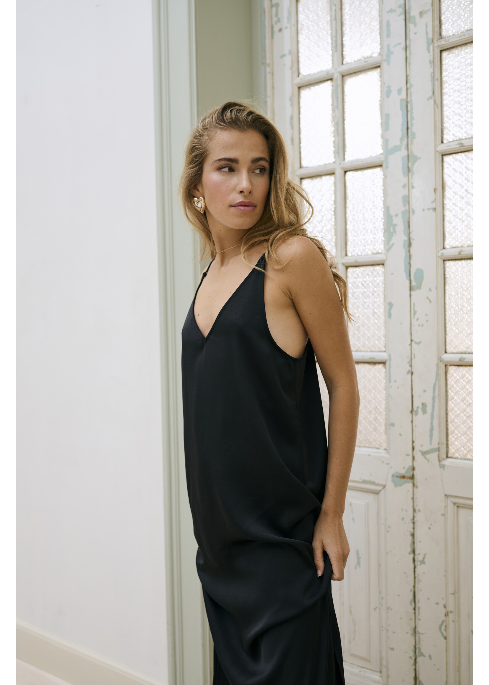 KAFFE KARORY SATEEN DRESS