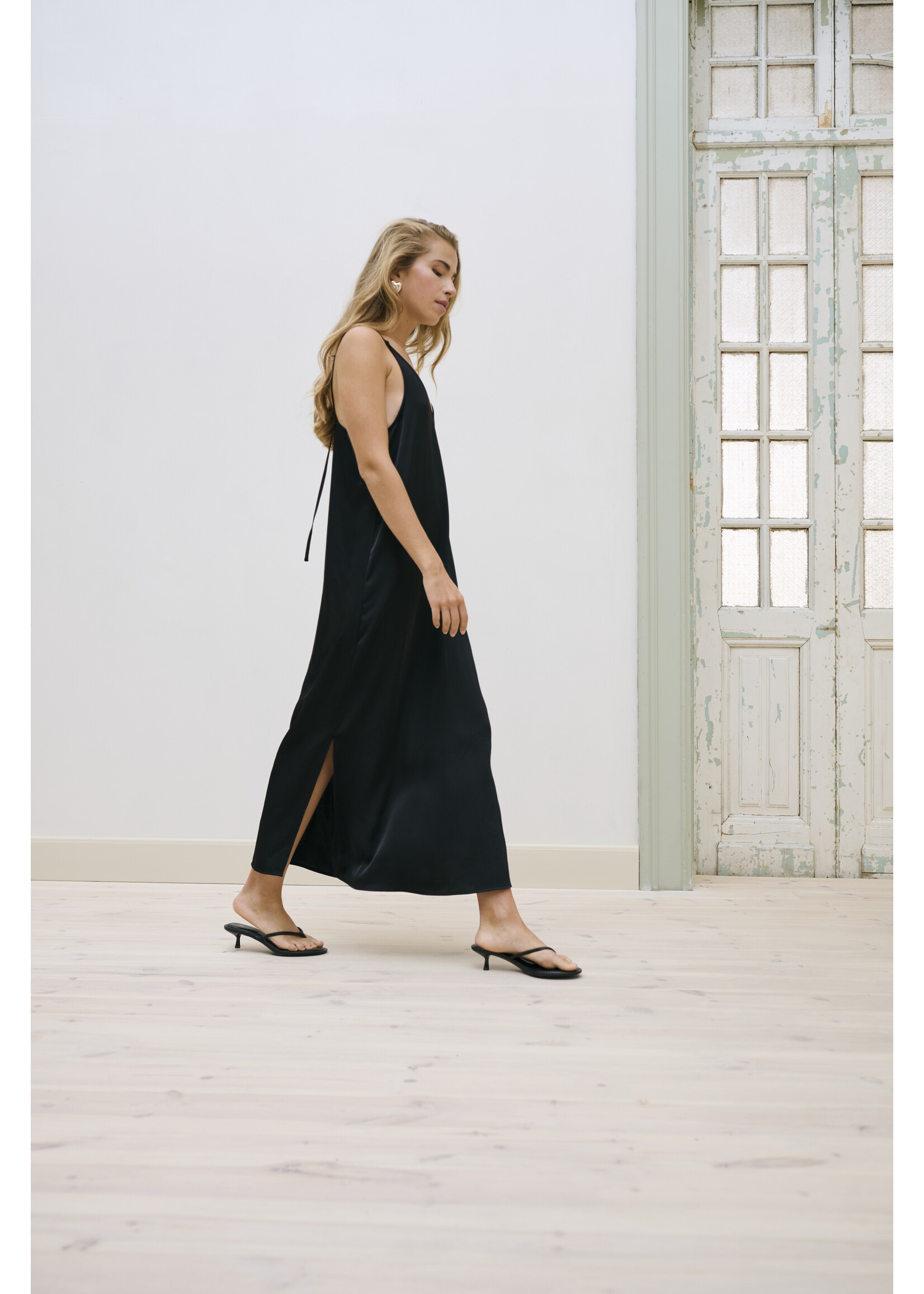 KAFFE KARORY SATEEN DRESS