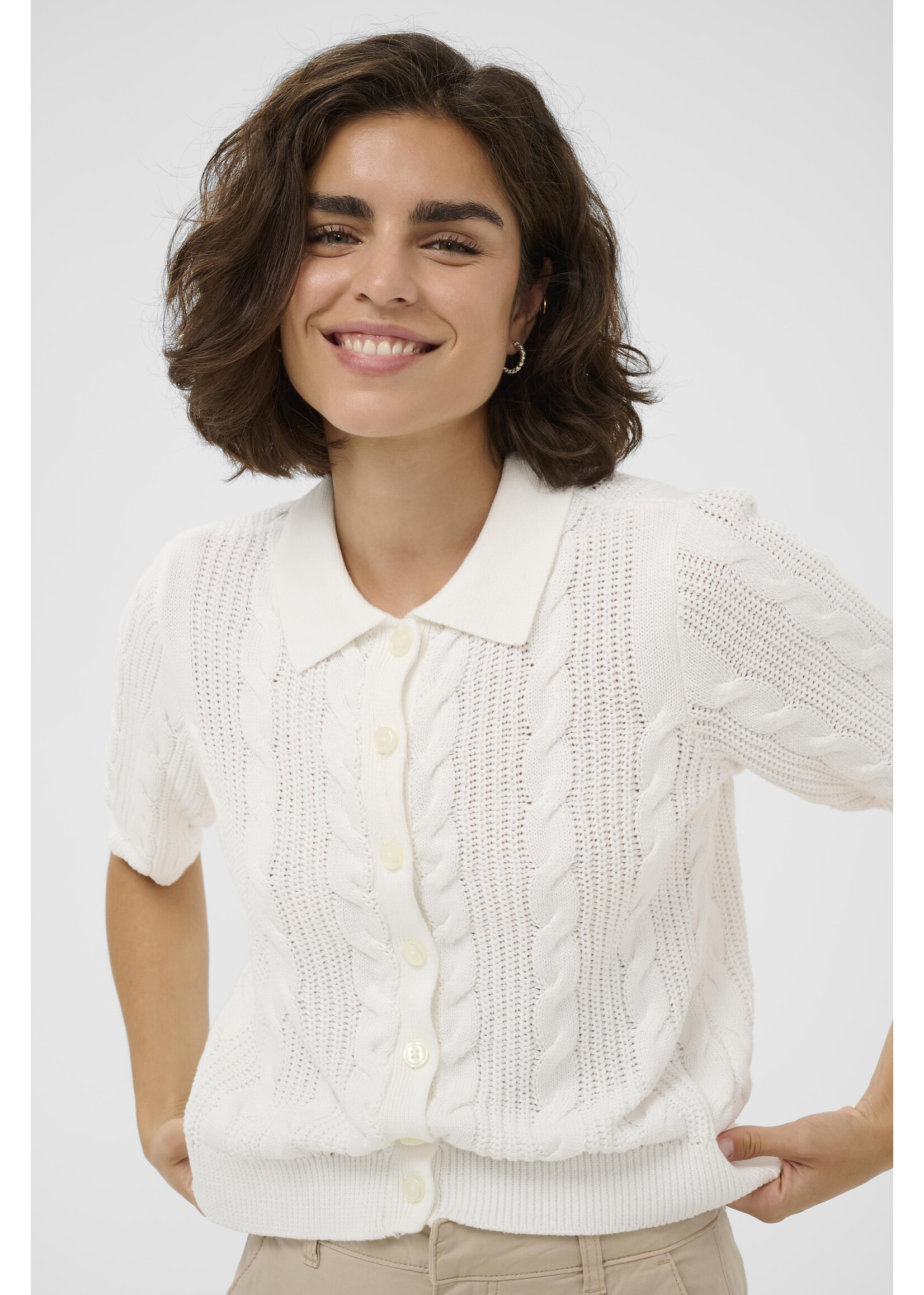 KAFFE KABLAIR KNIT CARDIGAN