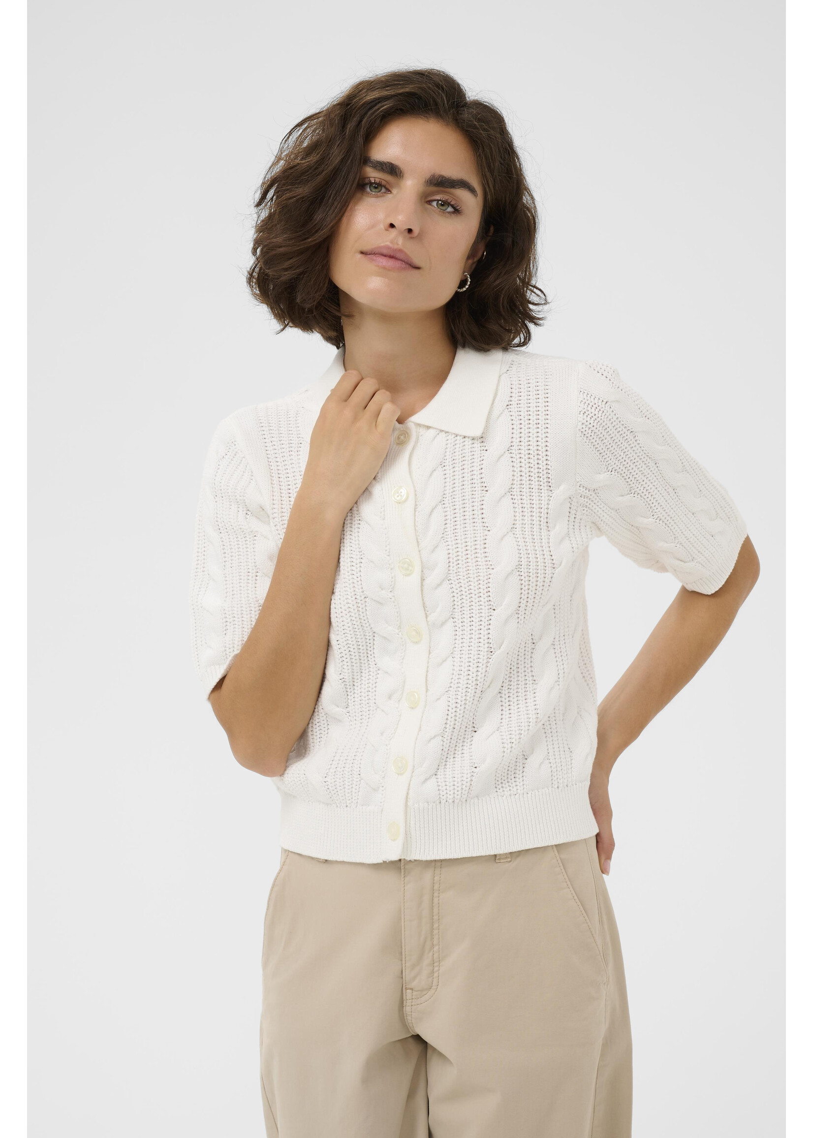 KAFFE KABLAIR KNIT CARDIGAN