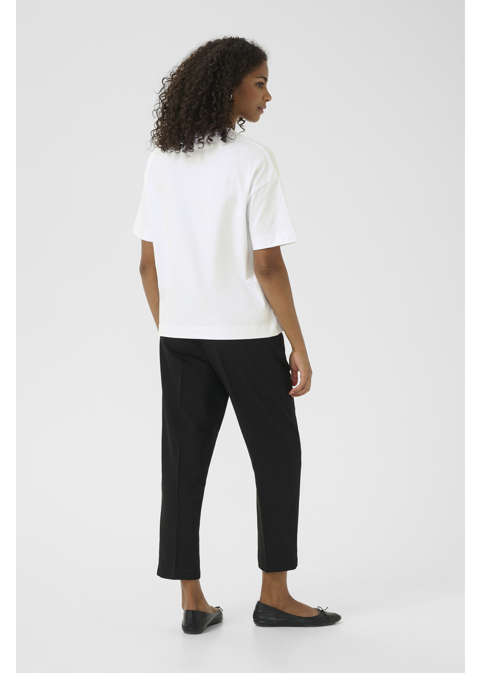 KAFFE KATOMINA T-SHIRT WHITE