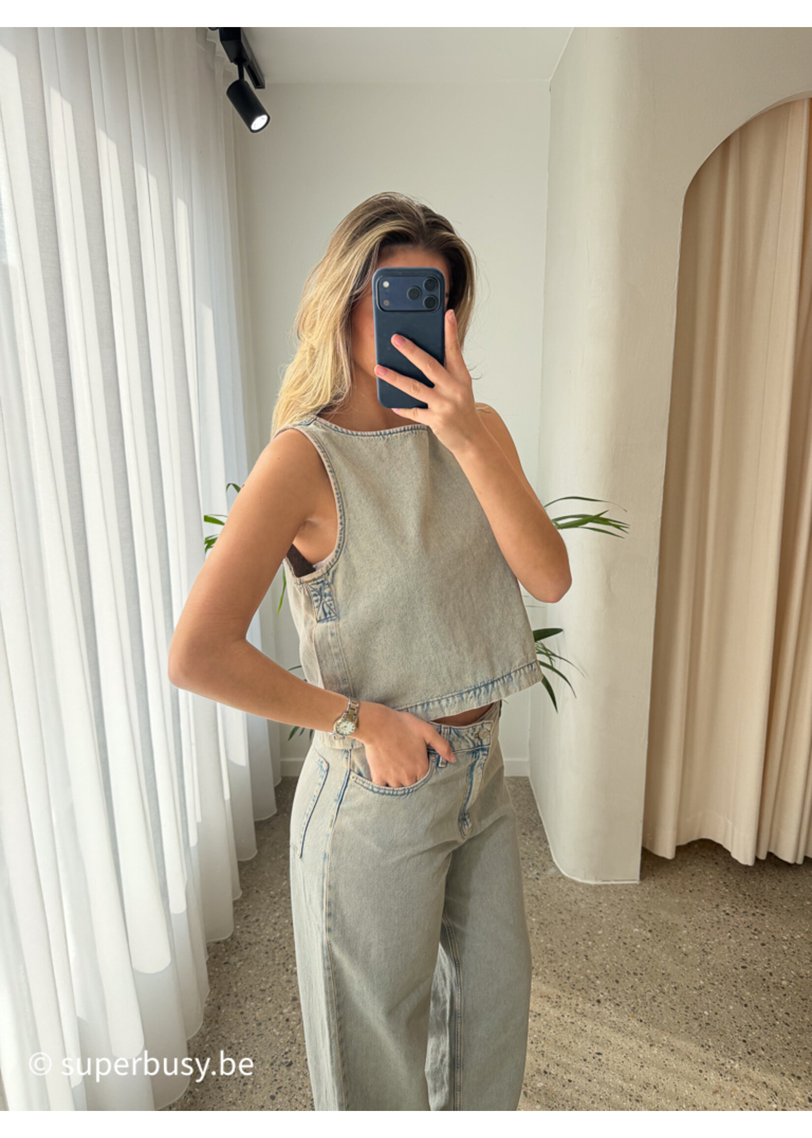 JJXX JXHELLA DENIM TOP R359 DNM