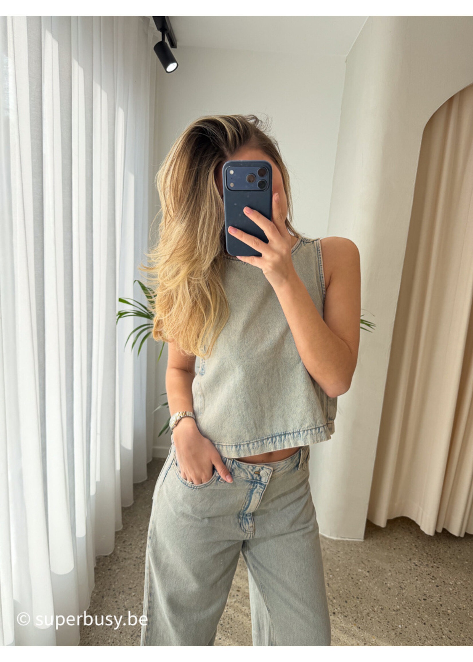 JJXX JXHELLA DENIM TOP R359 DNM